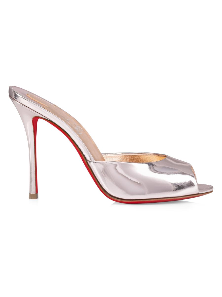 送料関税込■Christian Louboutin■Me Dolly 85 レザーミュール Christian Louboutin | Me Dolly 85 black leather mules