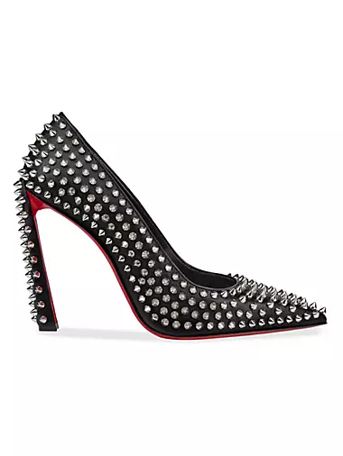 Condora Spikes 100MM Leather Pumps