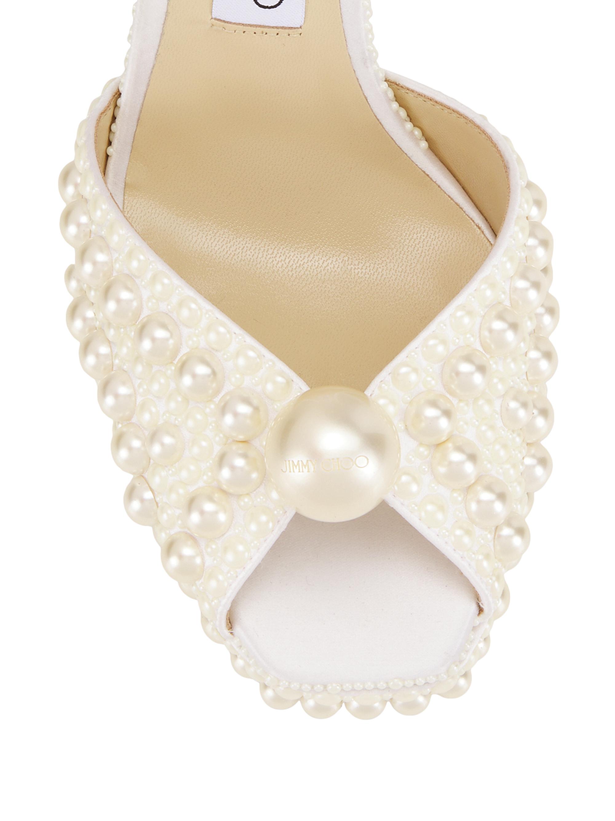 【新品・未使用】JIMMY CHOO 靴べら Jimmy Choo Sacaria 120MM Embellished Platform Sandals | Saks Fifth