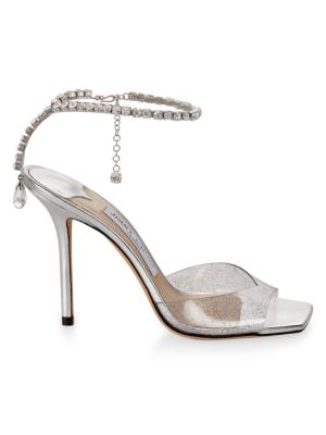 100mm Saeda Satin Sandals