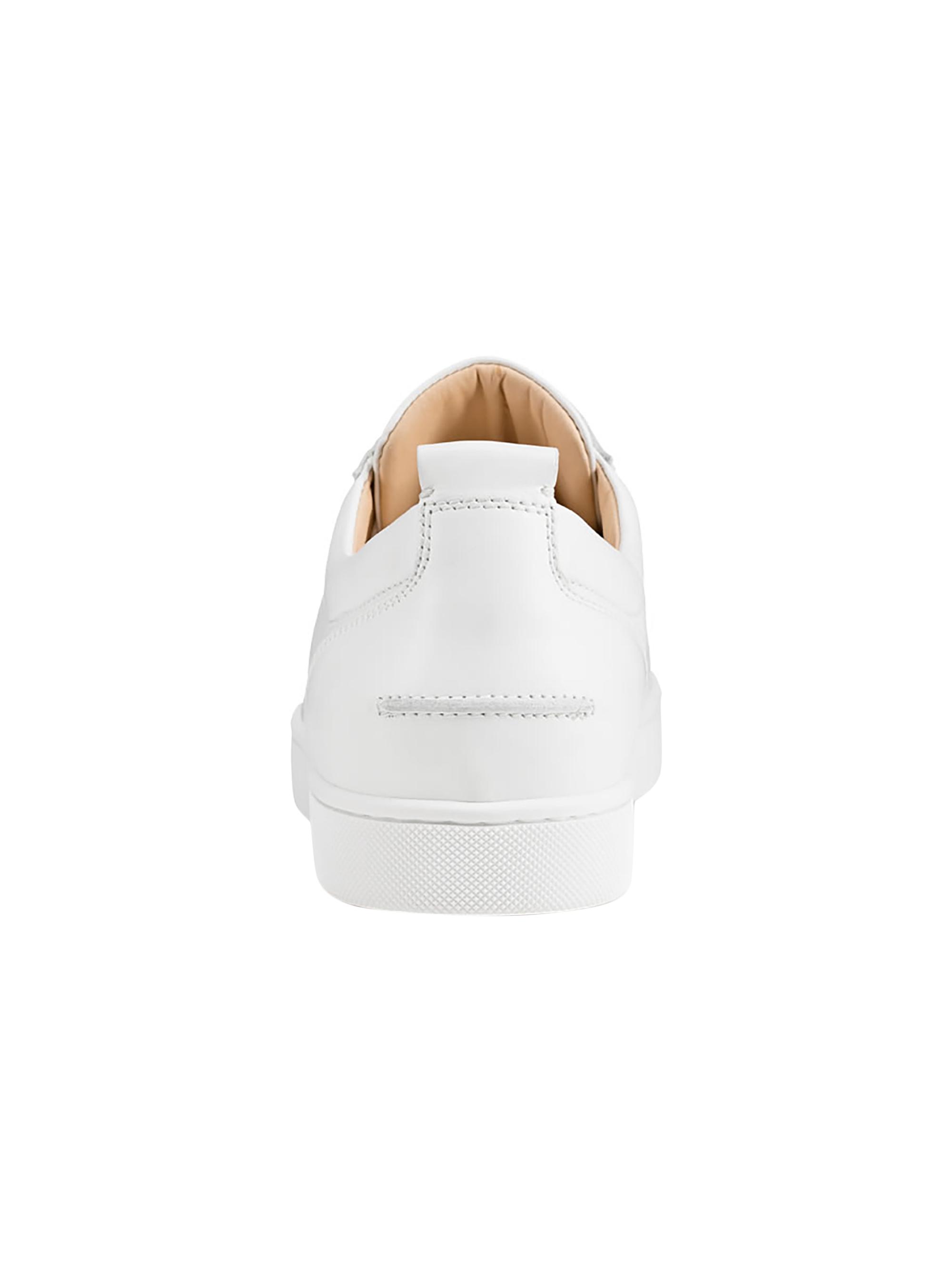 Christian Louboutin Men's Louis Junior Sneakers - White - side view in White