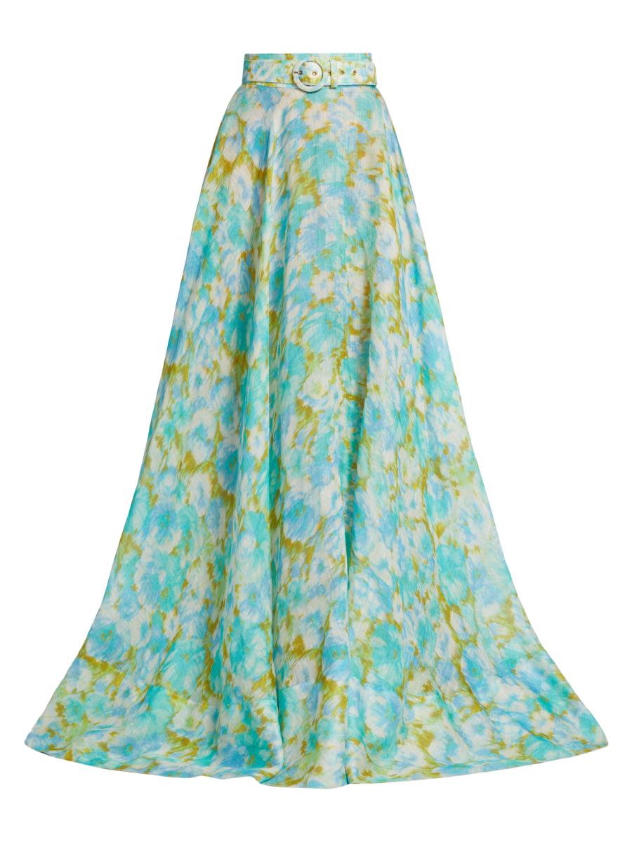 mame ＯｓｍａｎｔｈｕｓＭｏｔｉｆ　Ｊａｃｑｕａｒｄ　Ｓｋｉｒｔ　Ｂａｇ Mame Kurogouchi マメクロゴウチ Osmanthus Motif Jacquard