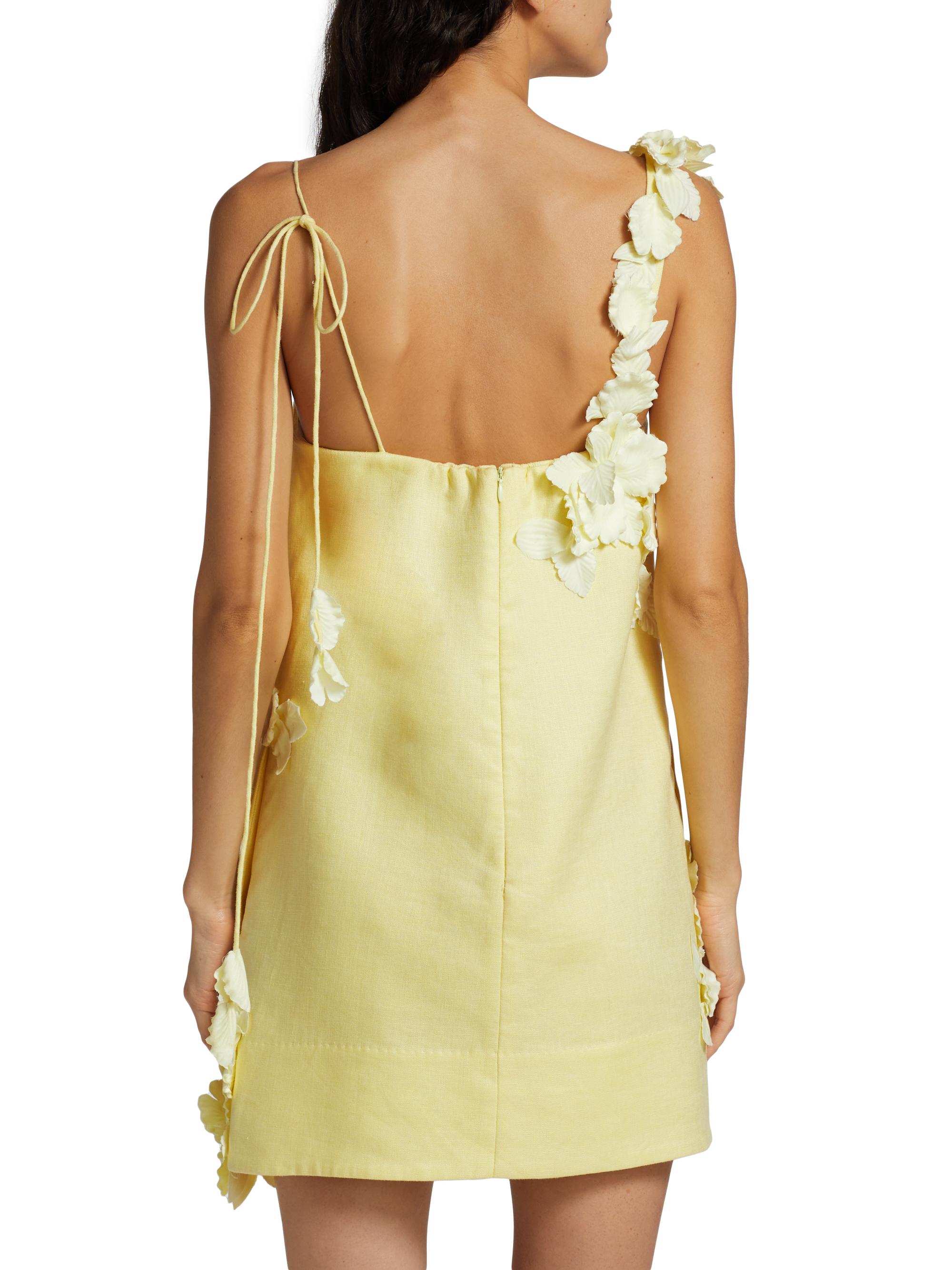 Zimmermann High Tide Lift Off Flower Minidress | Saks Fifth Avenue