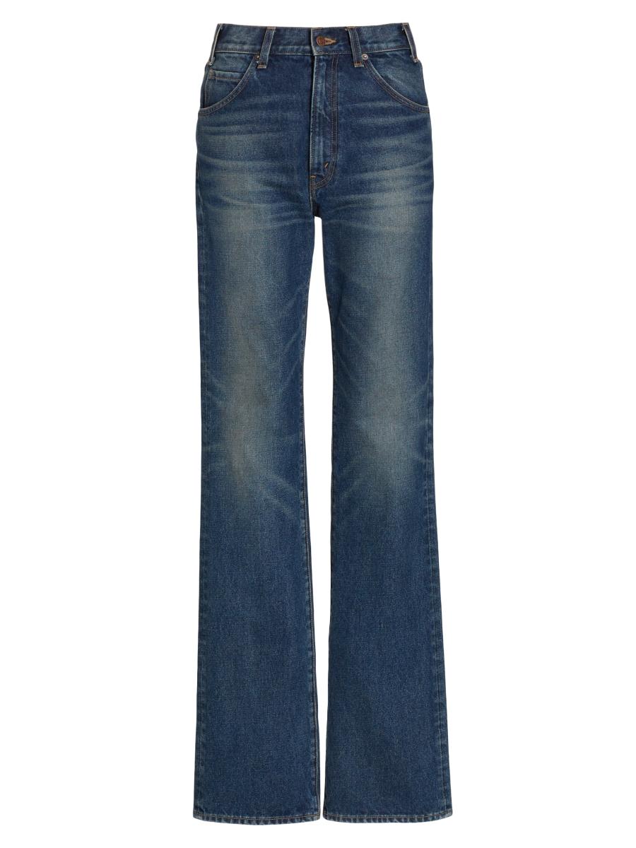 デニム・ジーパン NILI LOTAN Joan wide leg jeans Nili Lotan Joan Wide-leg Jeans In Classic Wash | ModeSens