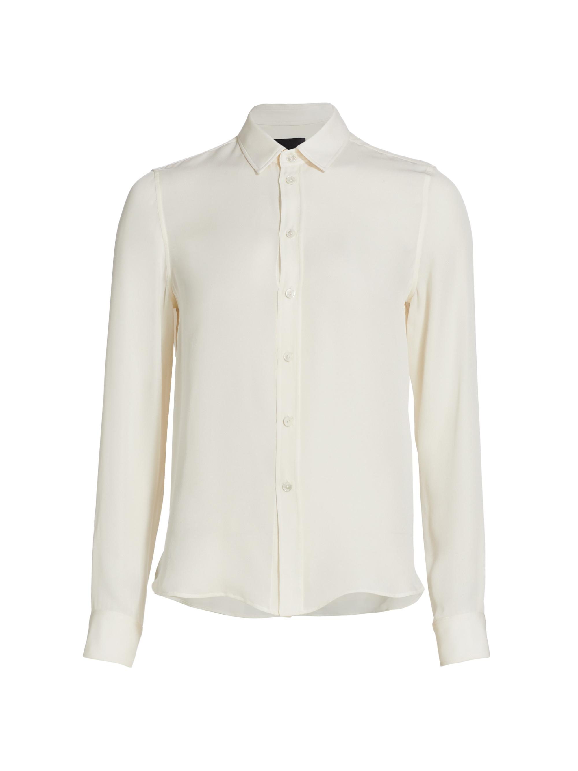 Nili Lotan Women's Gaia Slim Silk Shirt -