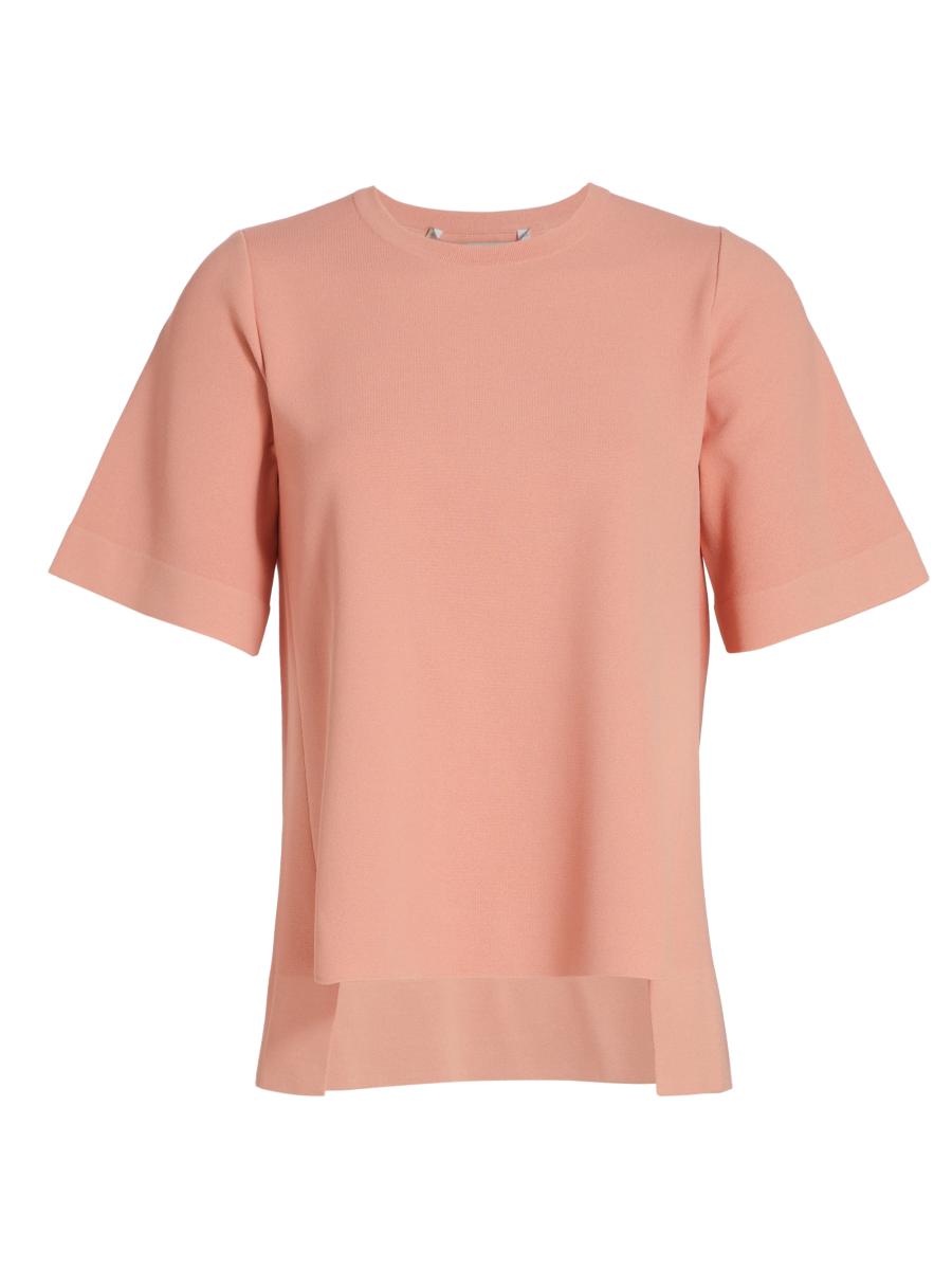 Tシャツ・カットソー STELLA MCCARTNEY DRAPED SATIN TOP Stella McCartney Strong Silhouette Short-Sleeve Top | Saks
