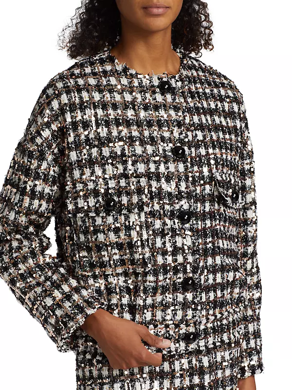 Shop Le Superbe Monte Carlo Sequined Tweed Jacket | Saks Fifth Avenue