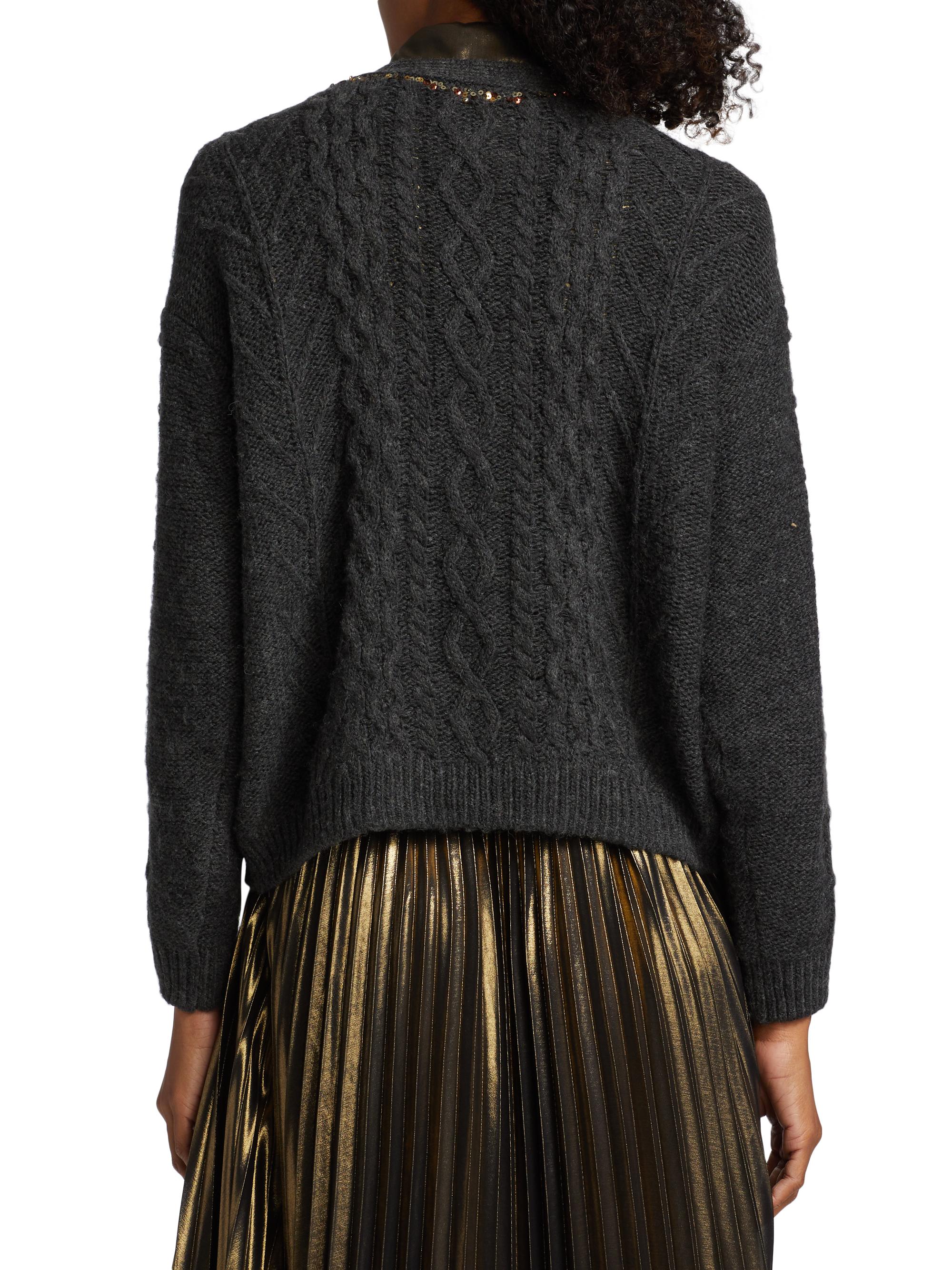 Le Superbe Paradise Cable-Knit Cardigan | Saks Fifth Avenue