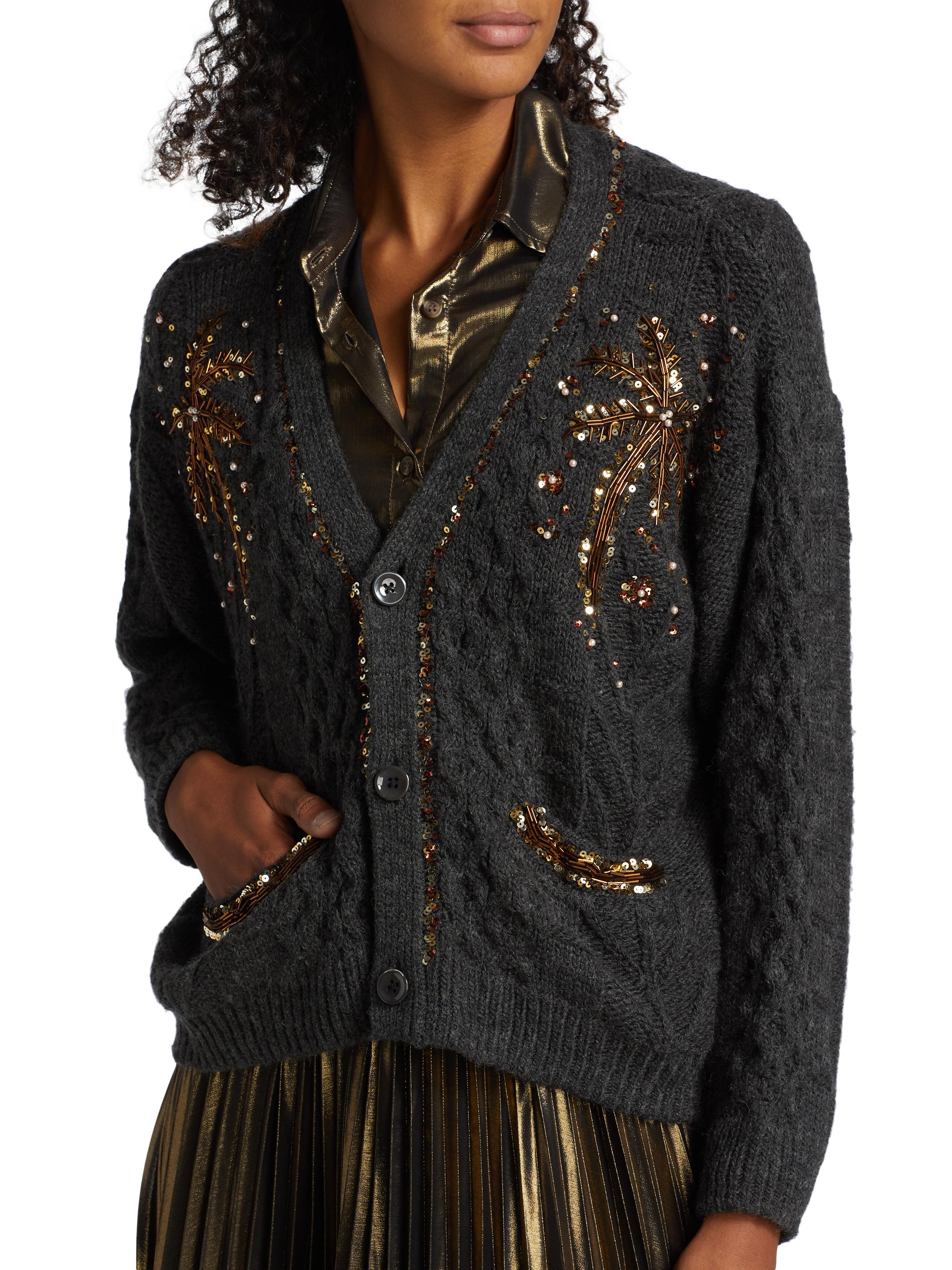 Le Superbe Paradise Cable-Knit Cardigan | Saks Fifth Avenue