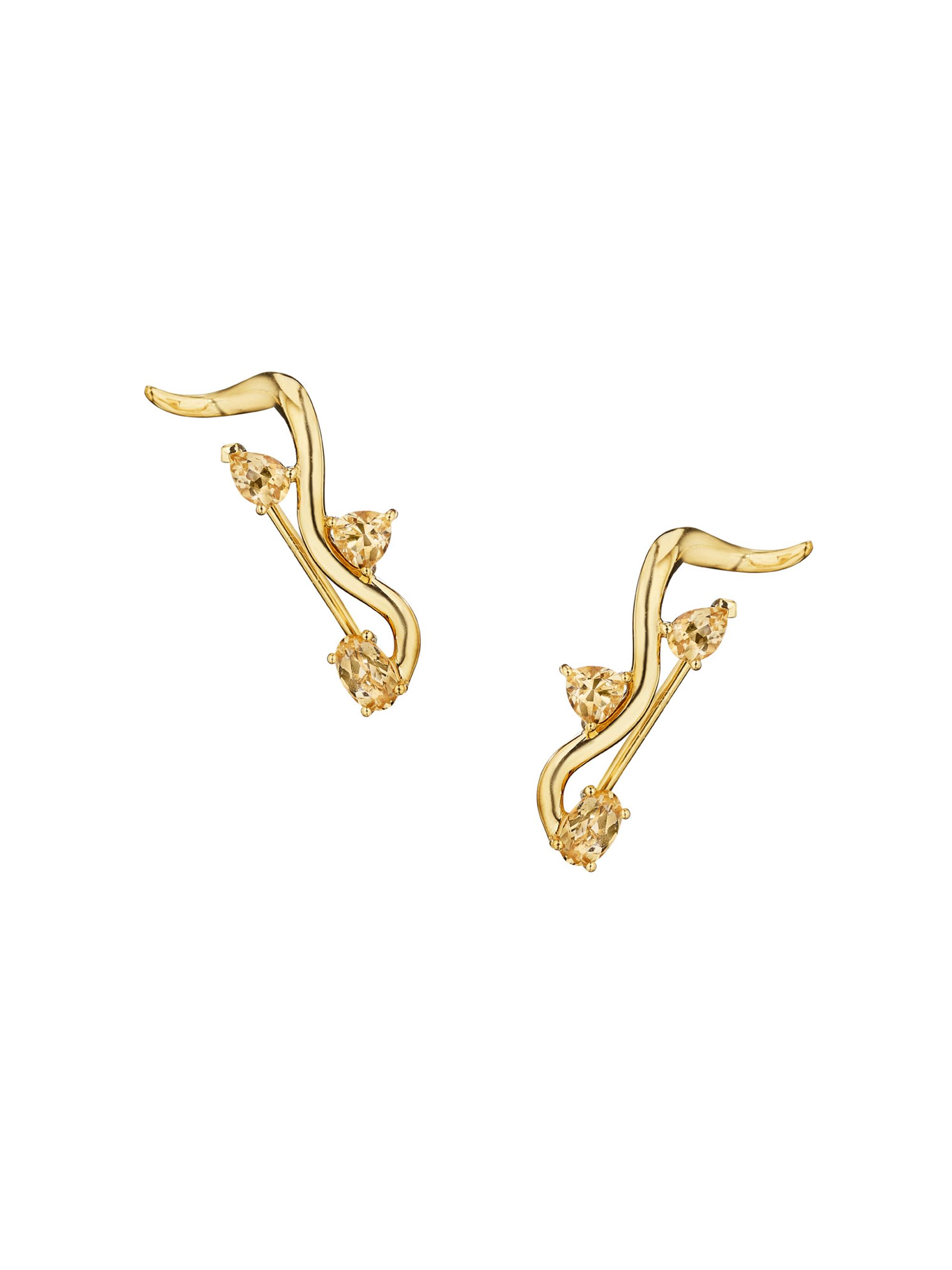 Hueb Women's Mirage 18K Yellow Gold & Yellow Sapphire Earrings - Yellow Gold