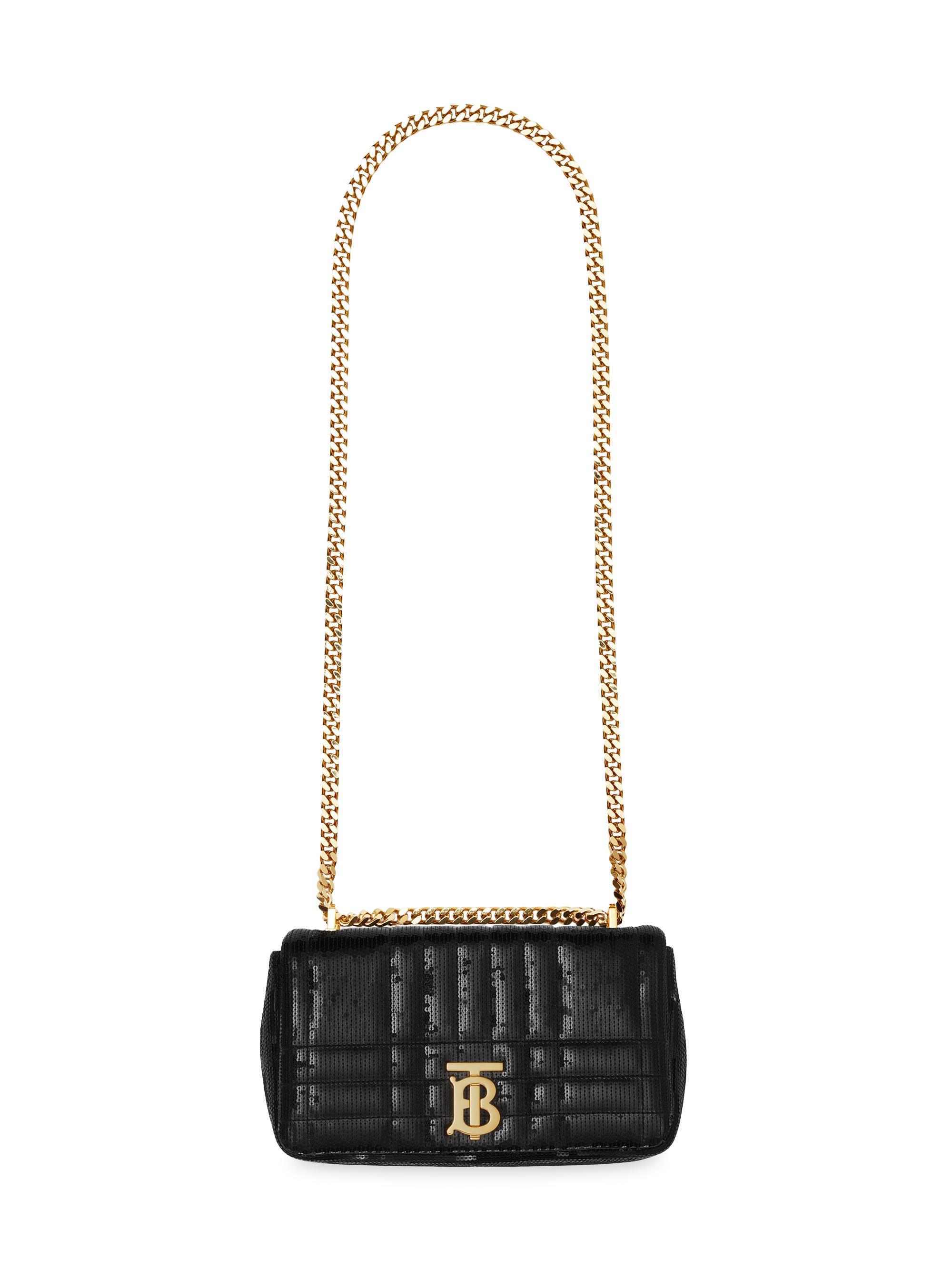 Burberry Small Lola Sequin Check Shoulder Bag | Saks Fifth Avenue