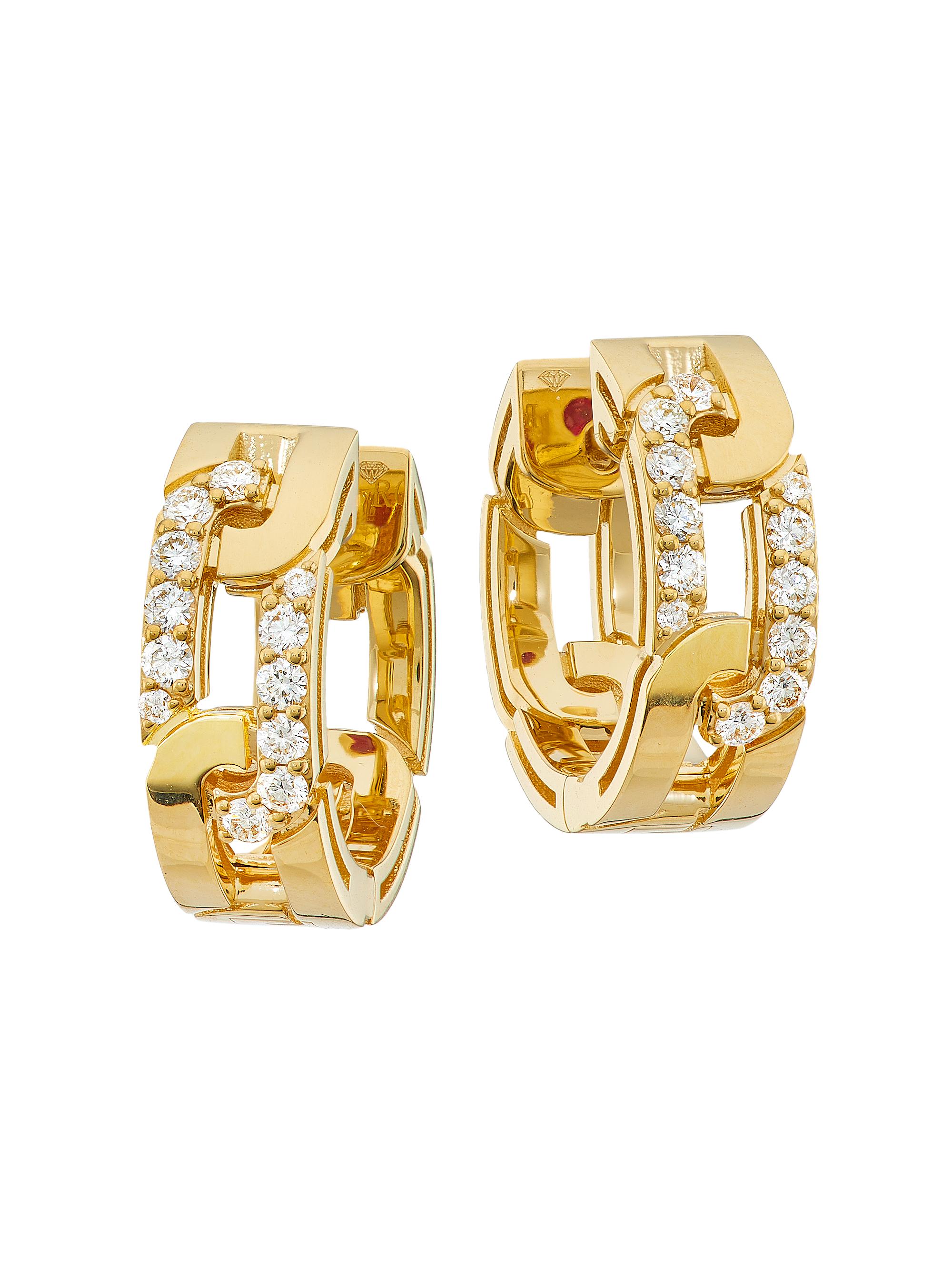 Versace Goldtone Greca & Medusa Head Hoop Earrings | Saks