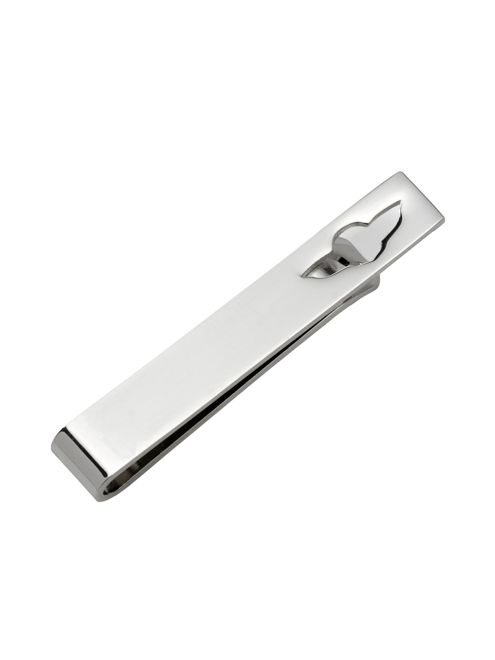 Cufflinks, Inc. Men's Star Wars Grogu Cut Out Tie Bar - Silver