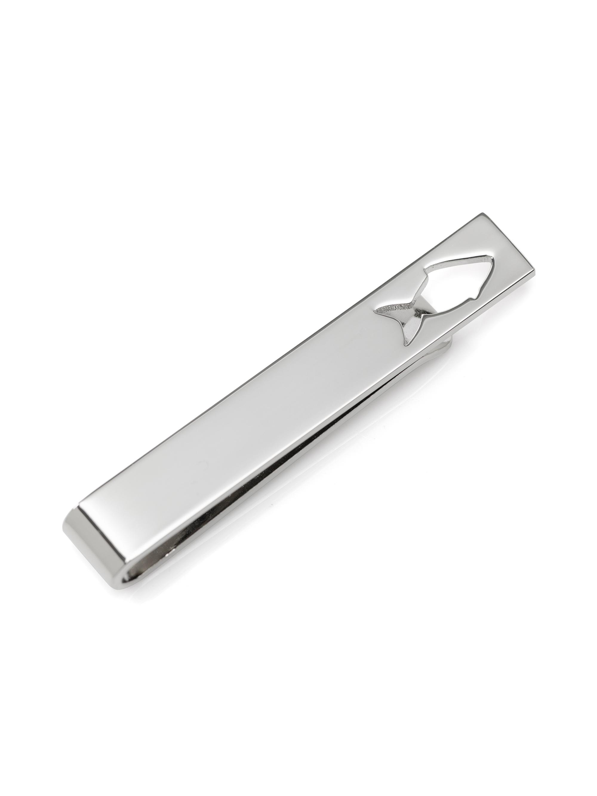 Cufflinks, Inc. Men's Fishing Cut-Out Tie Bar - Silver