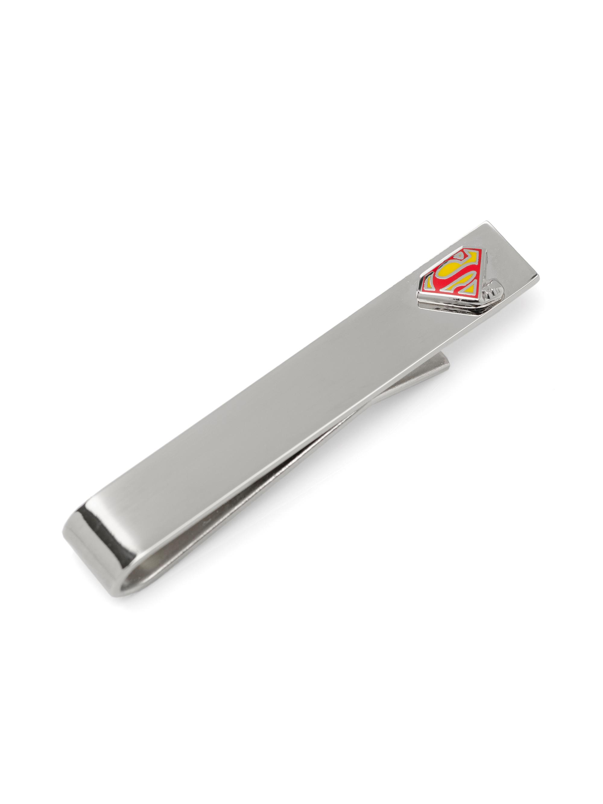 Cufflinks, Inc. Men's DC Comics Superman Tie Bar - Silver