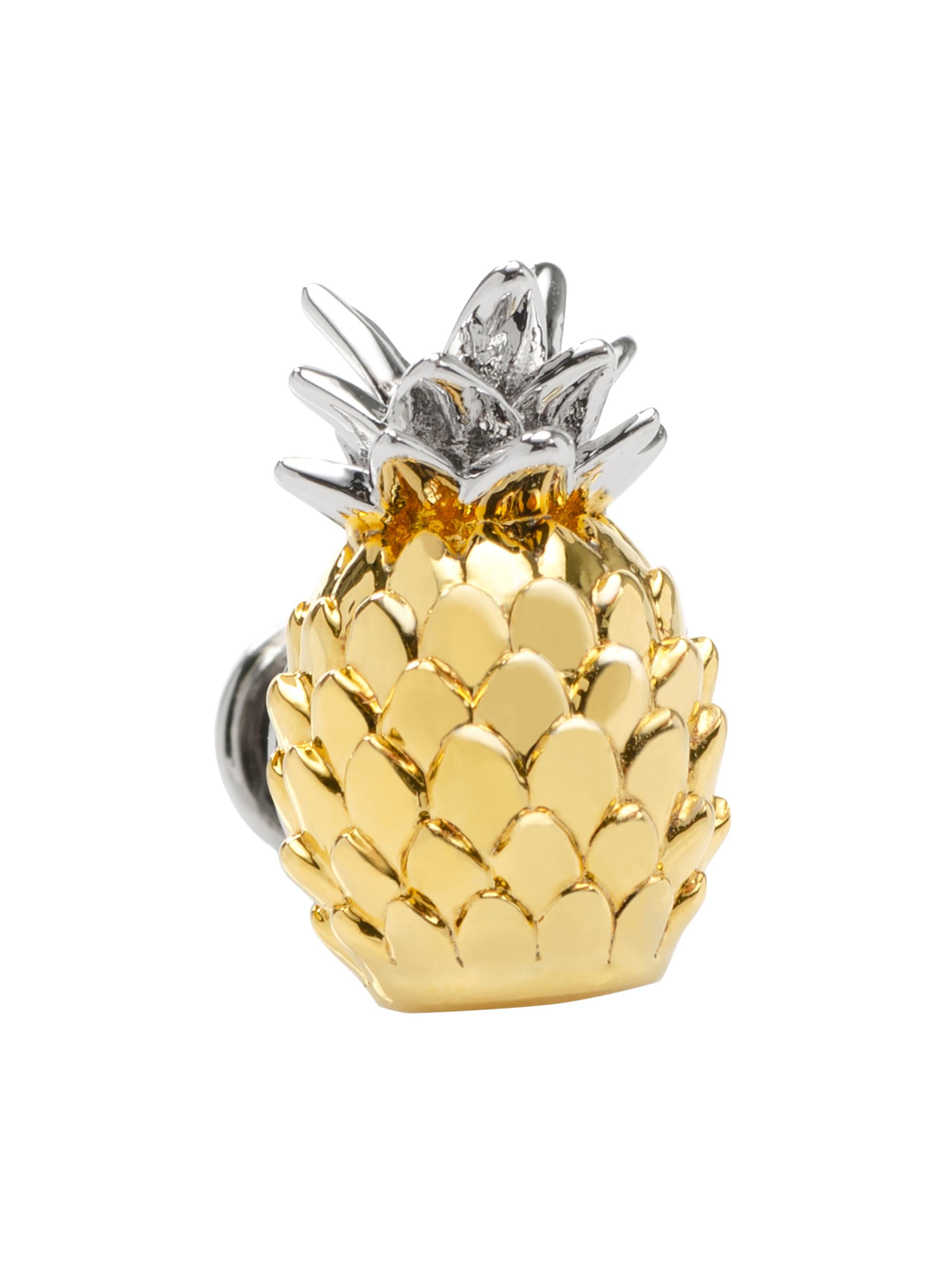 Cufflinks, Inc. Men's Ox And Bull Trading Co. 3D Pineapple Lapel Pin - Pineapple
