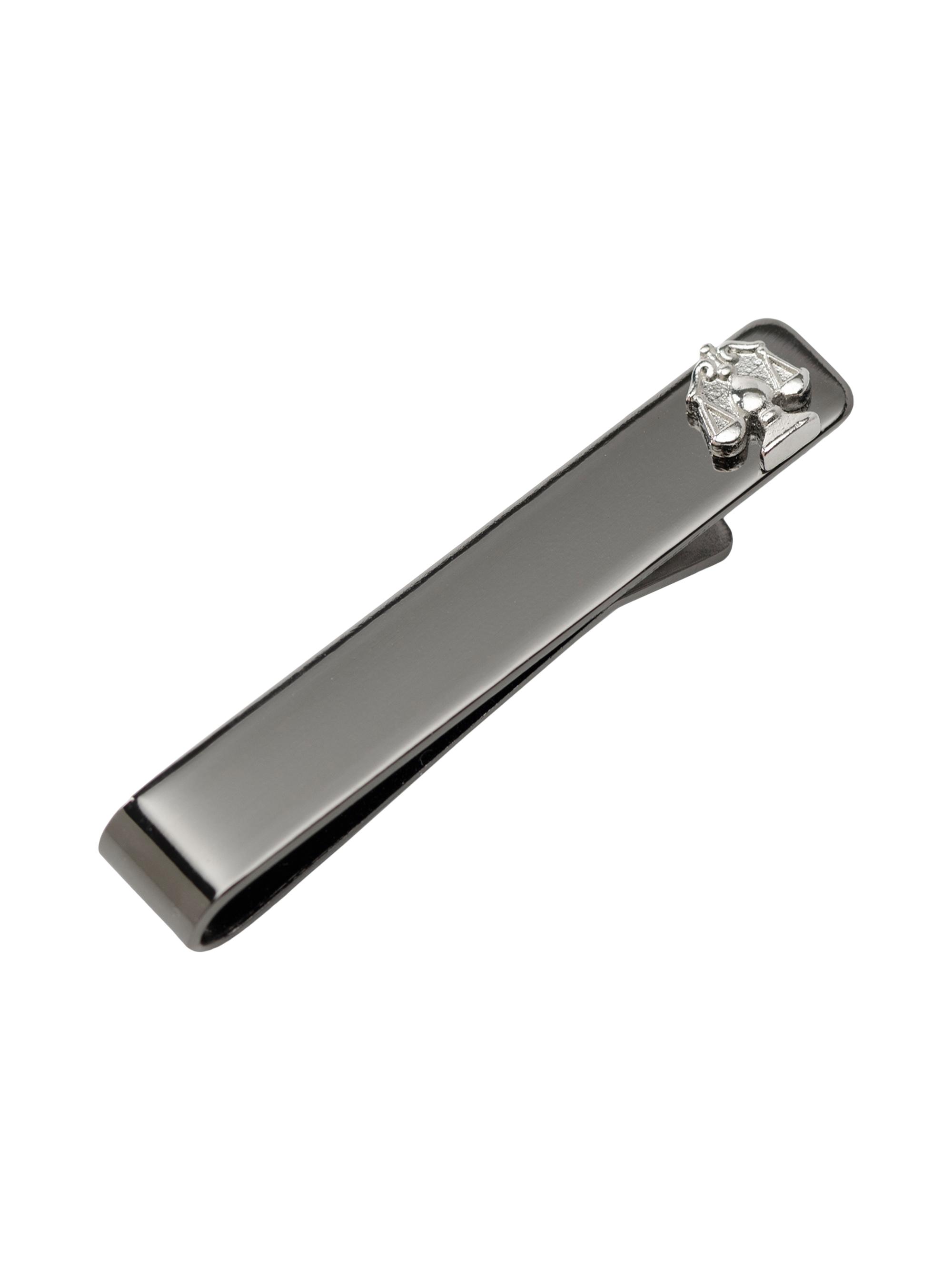 Cufflinks, Inc. Men's Scale Of Justice Tie Bar - Gunmetal