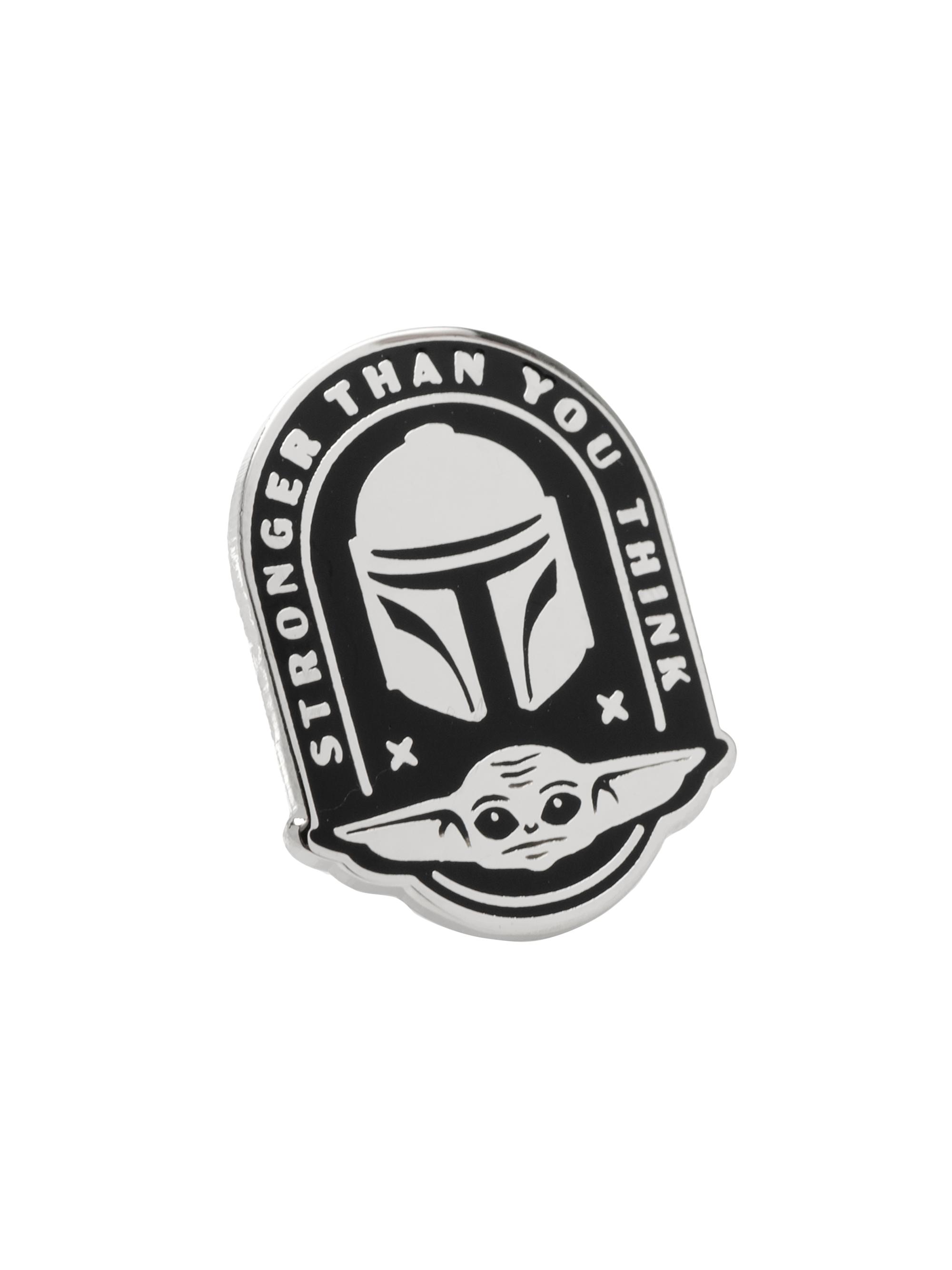 Cufflinks, Inc. Men's Star Wars Stronger Mando Lapel Pin - Silver