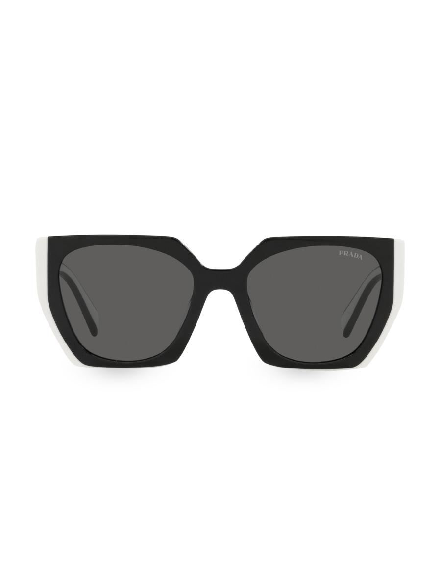 Prada 55MM Low Bridge Fit Cat Eye Sunglasses | Saks Fifth Avenue