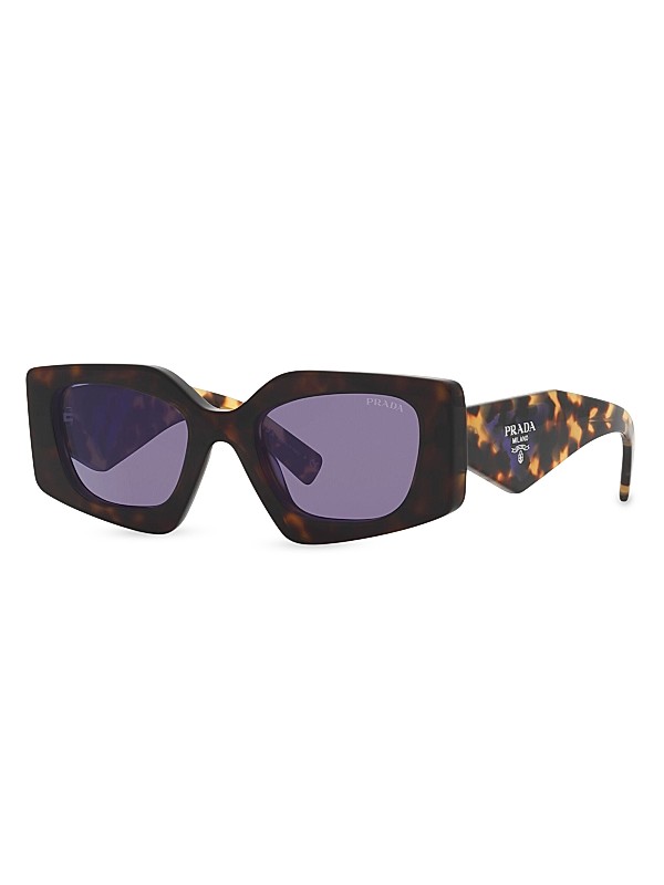 Shop Prada 51MM Rectangular Sunglasses | Saks Fifth Avenue Shop Prada 51MM Rectangular Sunglasses | Saks Fifth Avenue