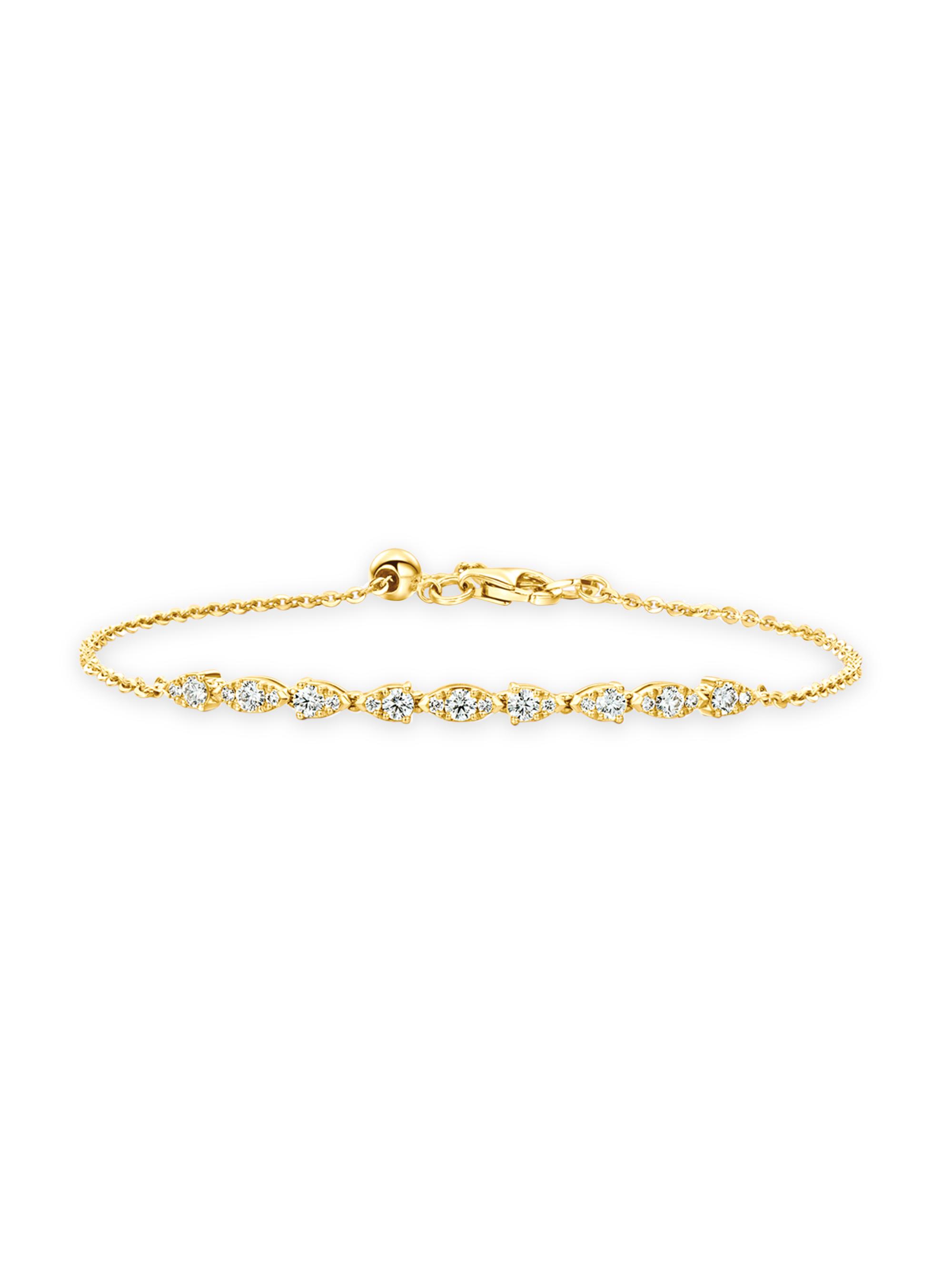 Hearts On Fire Women's Aerial Dewdrop 18K Yellow Gold & 0.43 TCW Diamond Bracelet - Yellow Gold