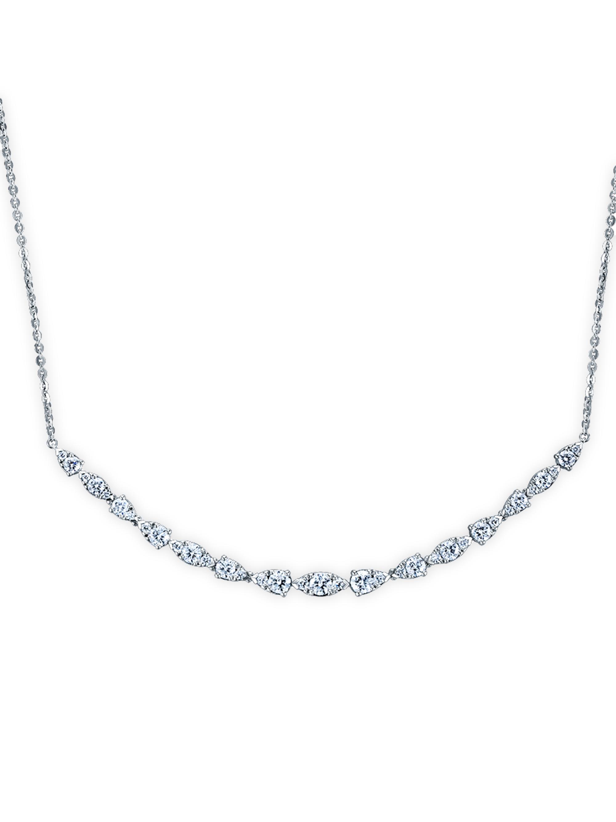 Hearts On Fire Women's Aerial Dewdrop 18K White Gold & 1.50 TCW Diamond  Pendant Necklace - White