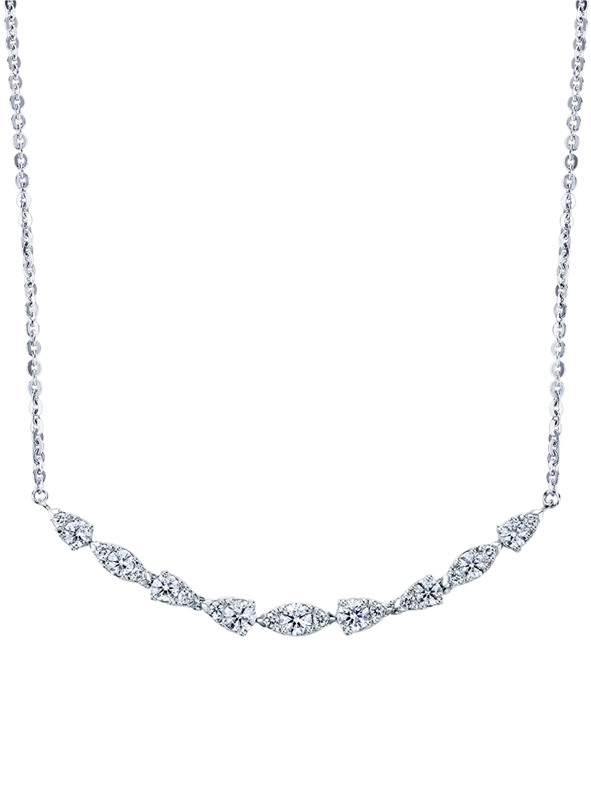 Hearts On Fire Women's Aerial Dewdrop 18K White Gold & 0.5 TCW Diamond  Pendant Necklace