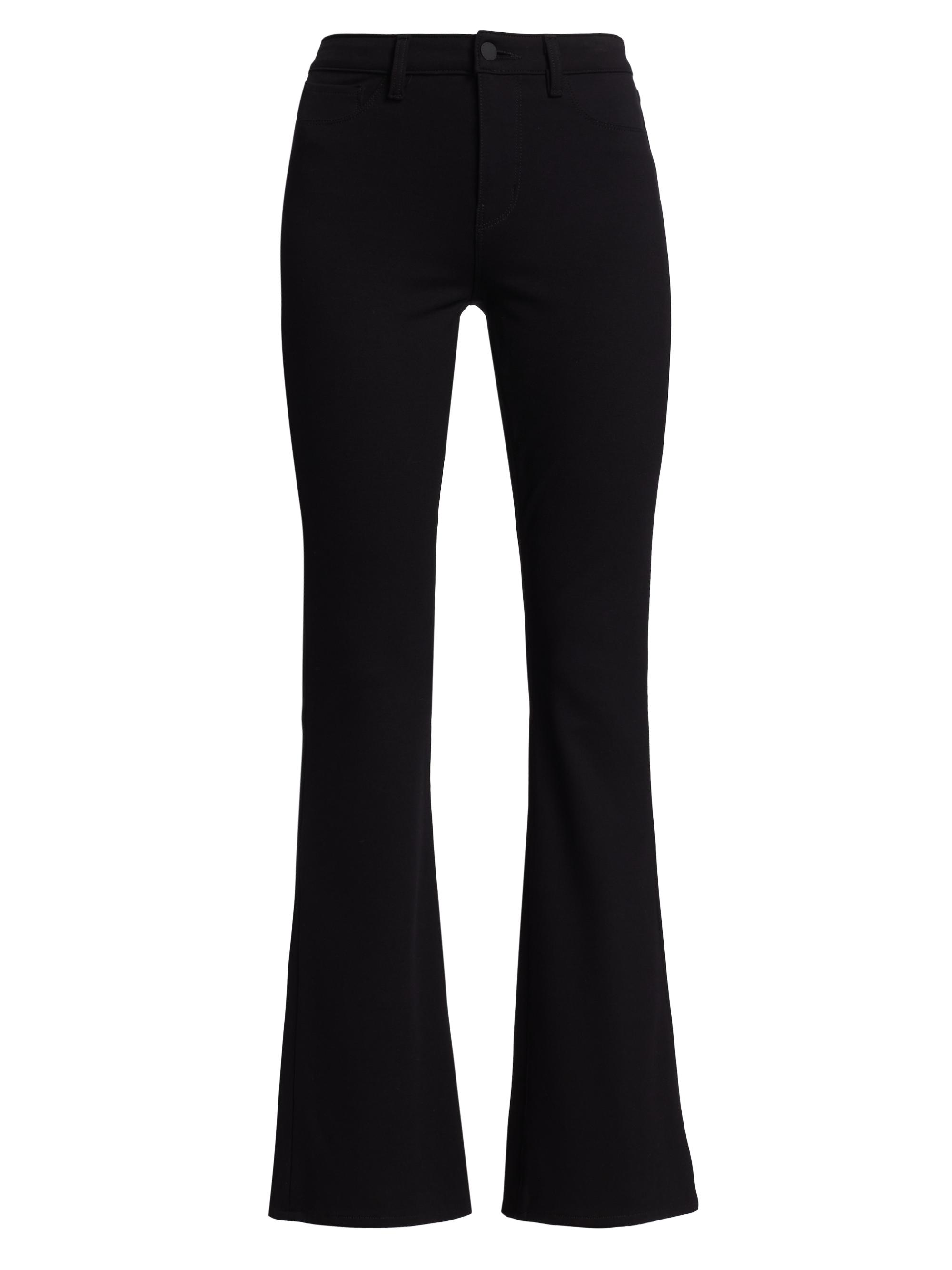 L'AGENCE Women's Marty High-Waisted Flared Jeans - Black