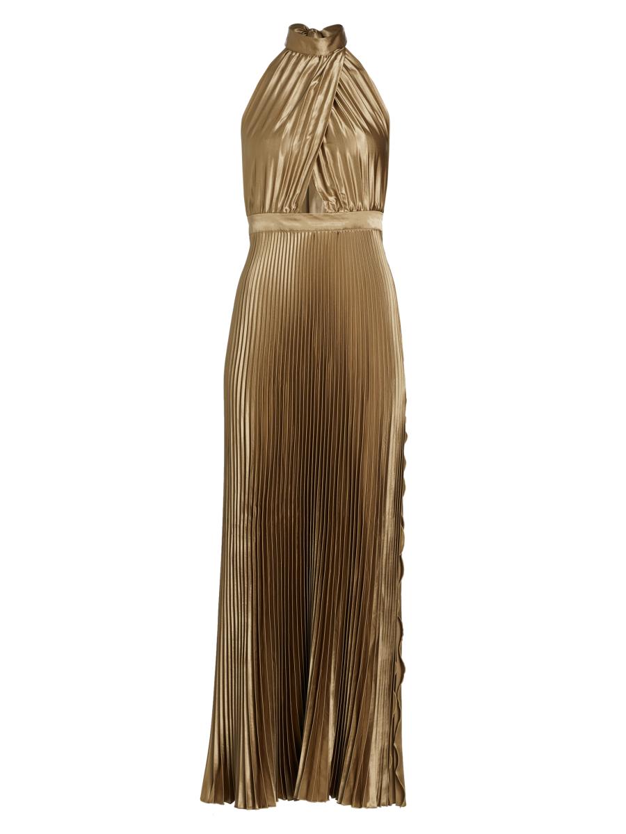 L'Ide Renaissance Sleeveless Pleated Gown | Saks Fifth Avenue