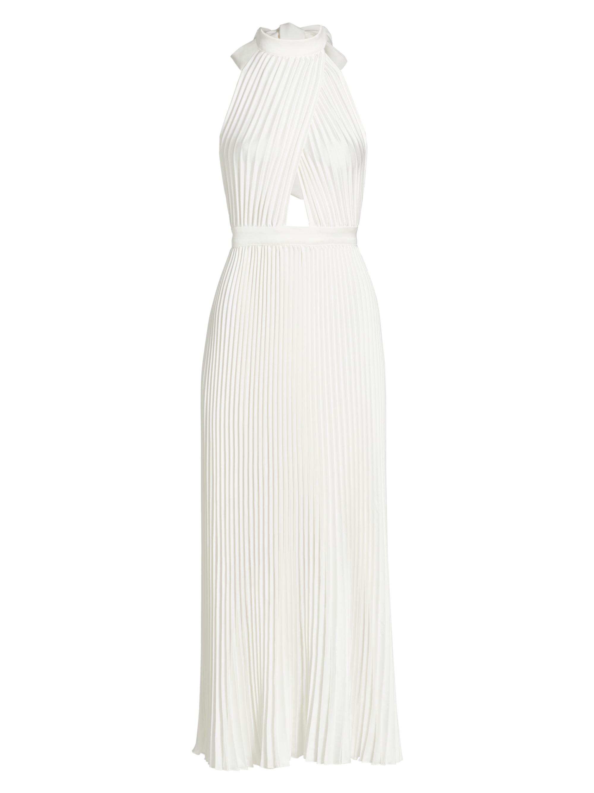 L'Idée Renaissance Sleeveless Pleated Gown