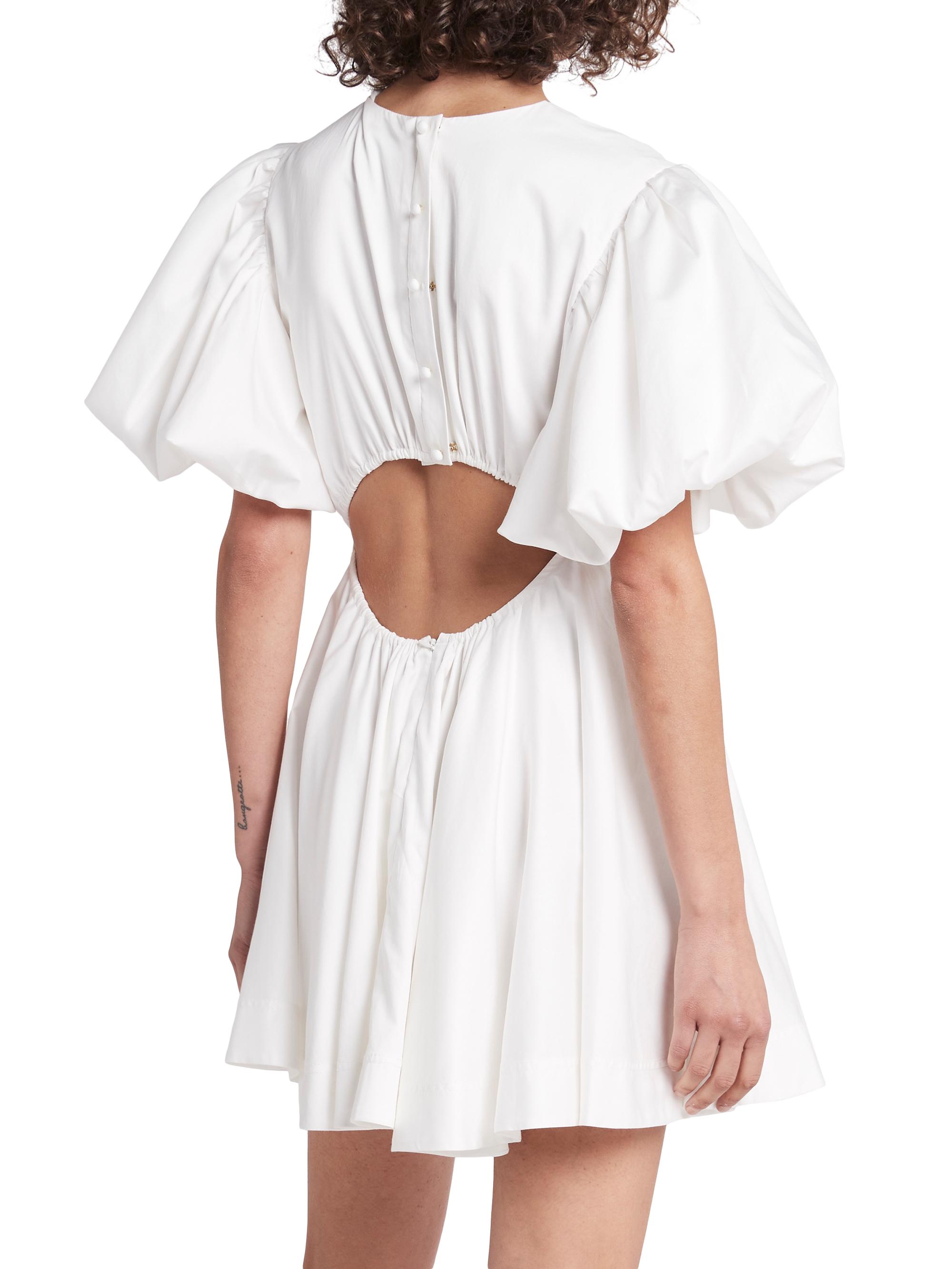 white christmas dresses Aje Holt Cut-out Ring Mini Dress Size 10