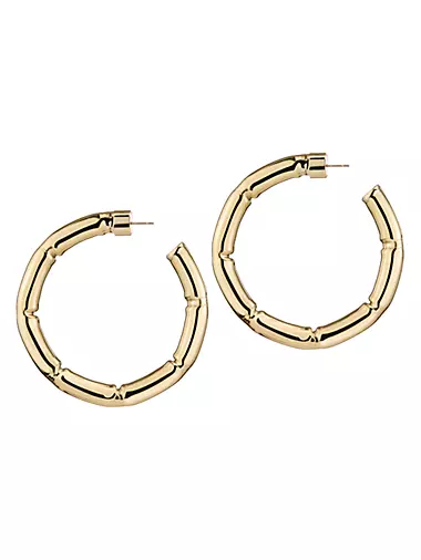 Baby Drew 10K-Gold-Plated Hoop Earrings