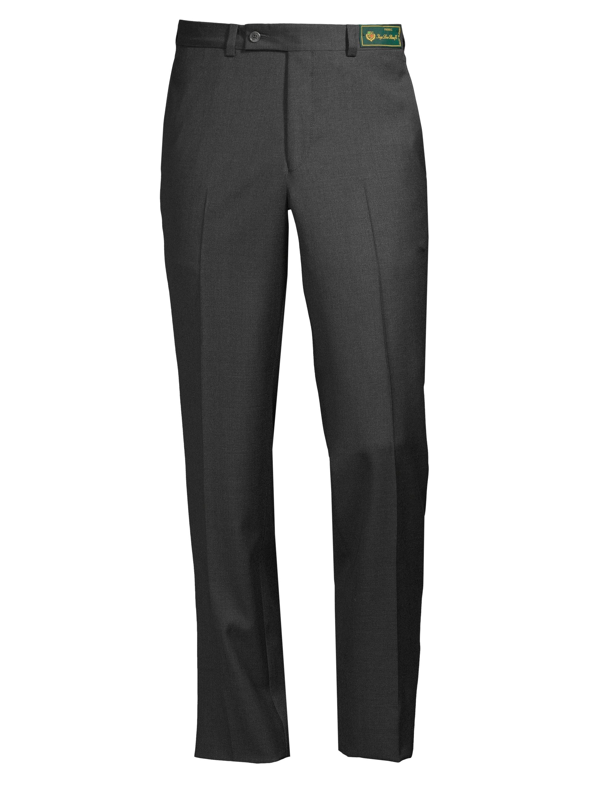 Saks Fifth Avenue Men's COLLECTION Wool Basic Pants - Charcoal