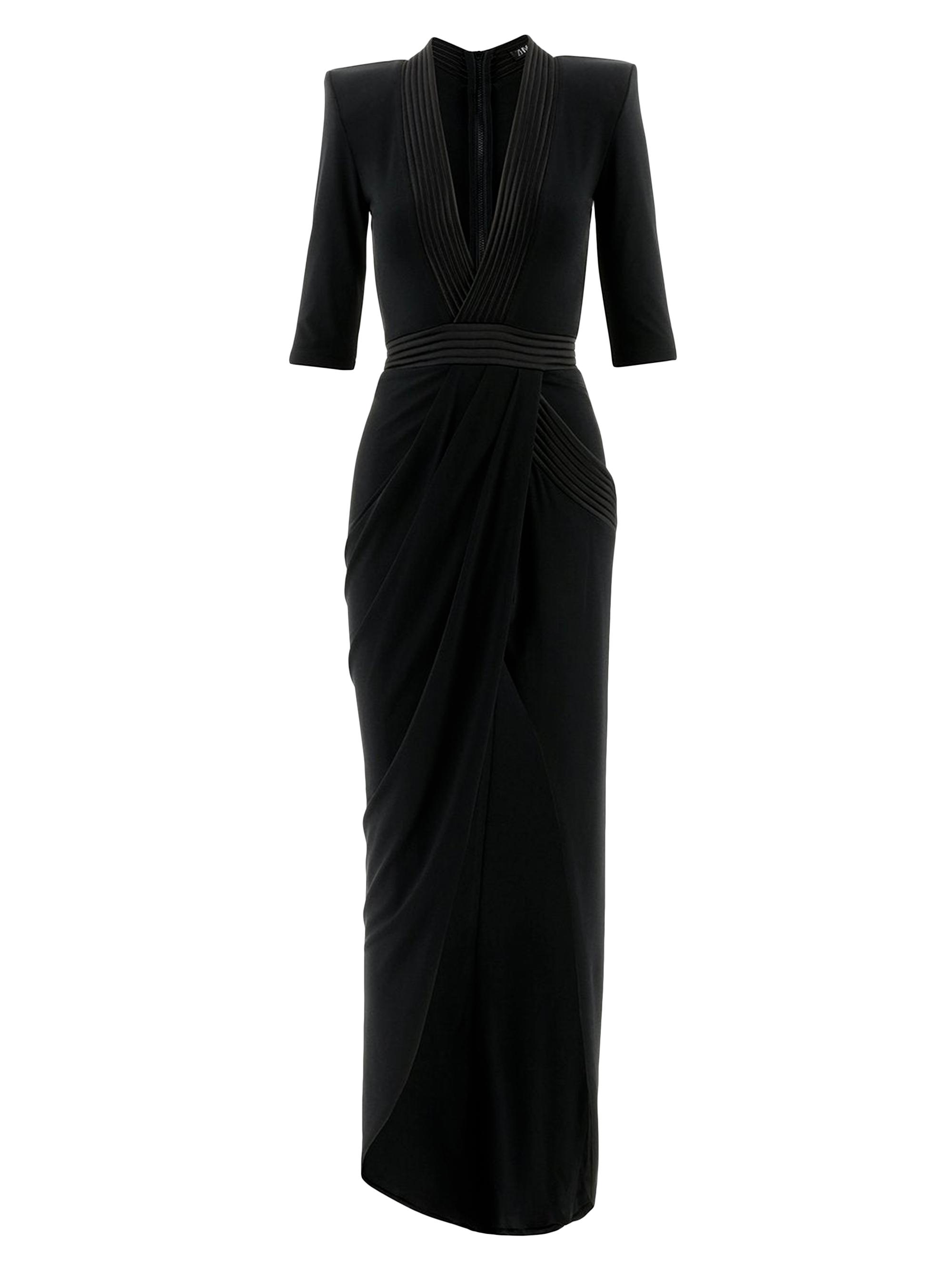 Zhivago Women's Signature Eye Of Horus Asymmetric Gown - Black