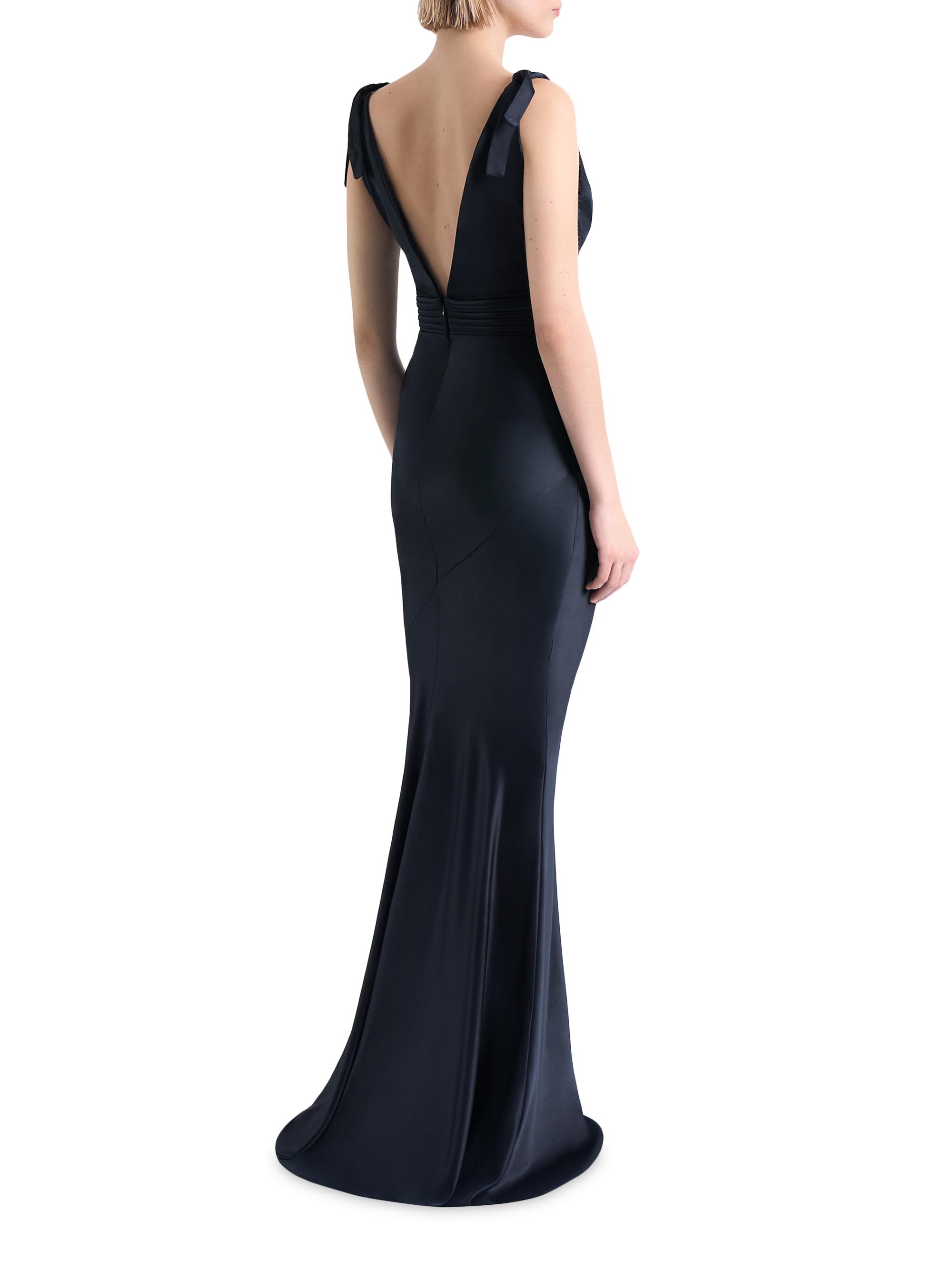 Signature Beloved Sleeveless Satin Gown