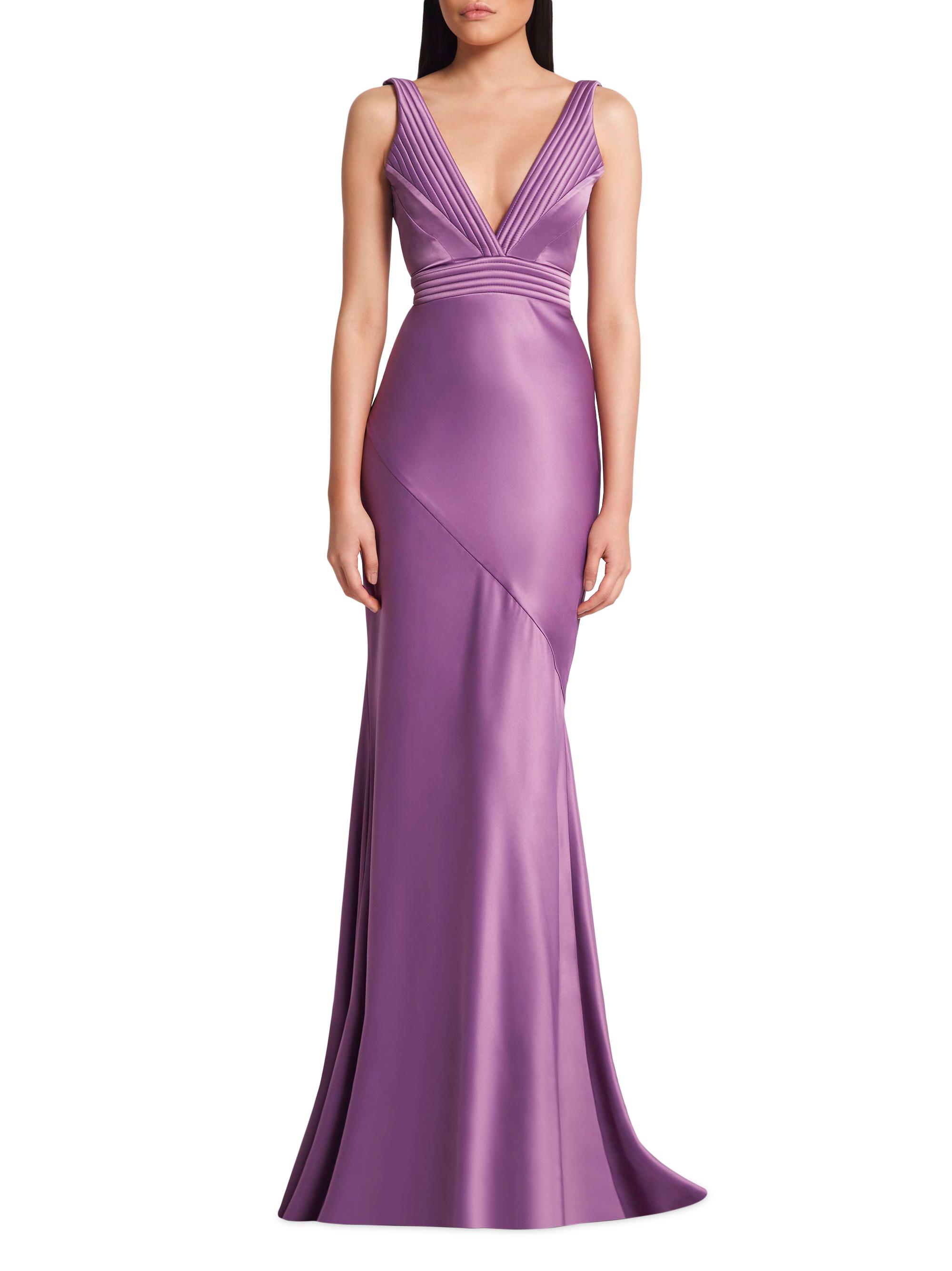 Signature Beloved Sleeveless Satin Gown