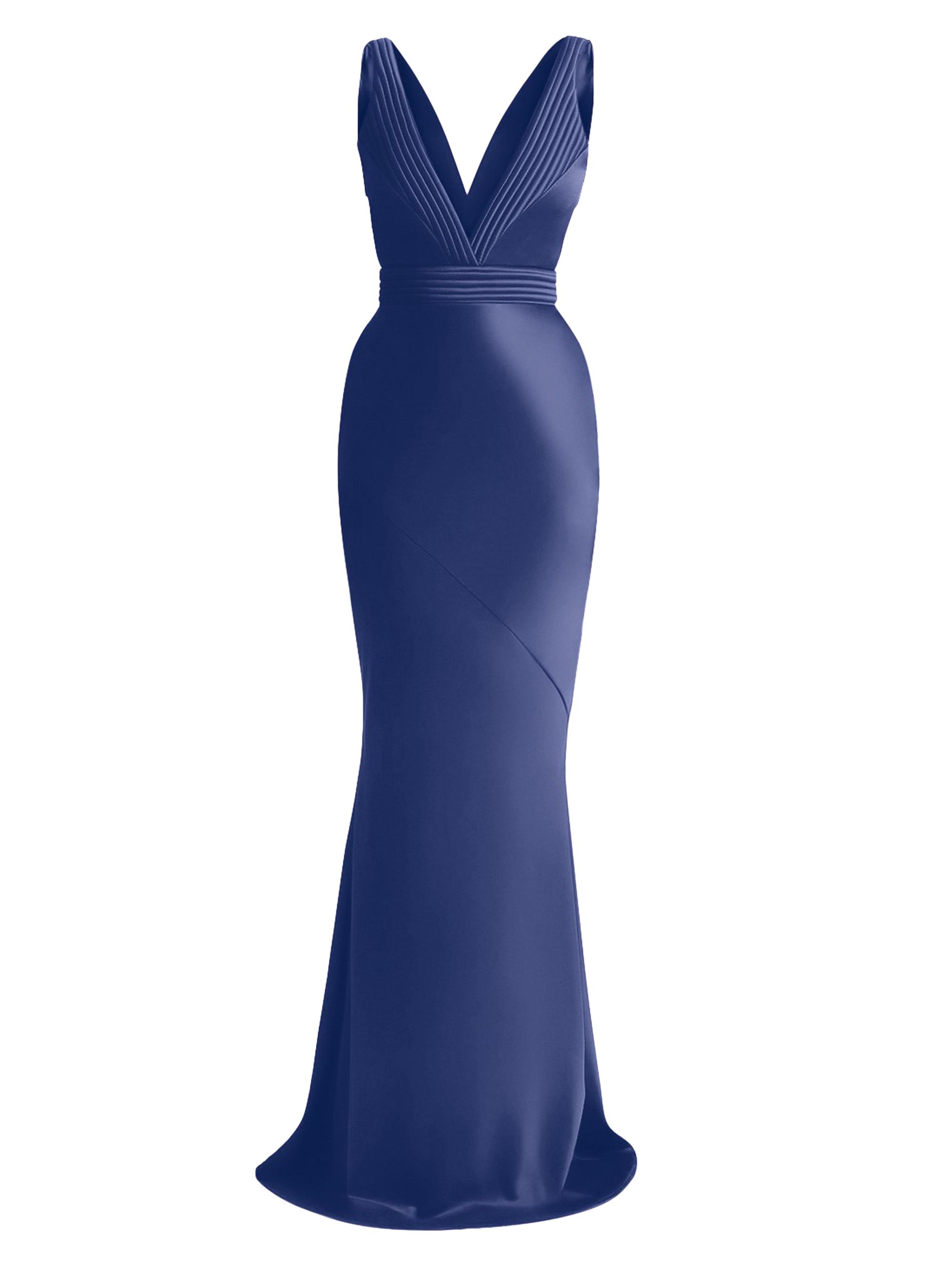 Zhivago Women's Signature Beloved Sleeveless Satin Gown - Ink