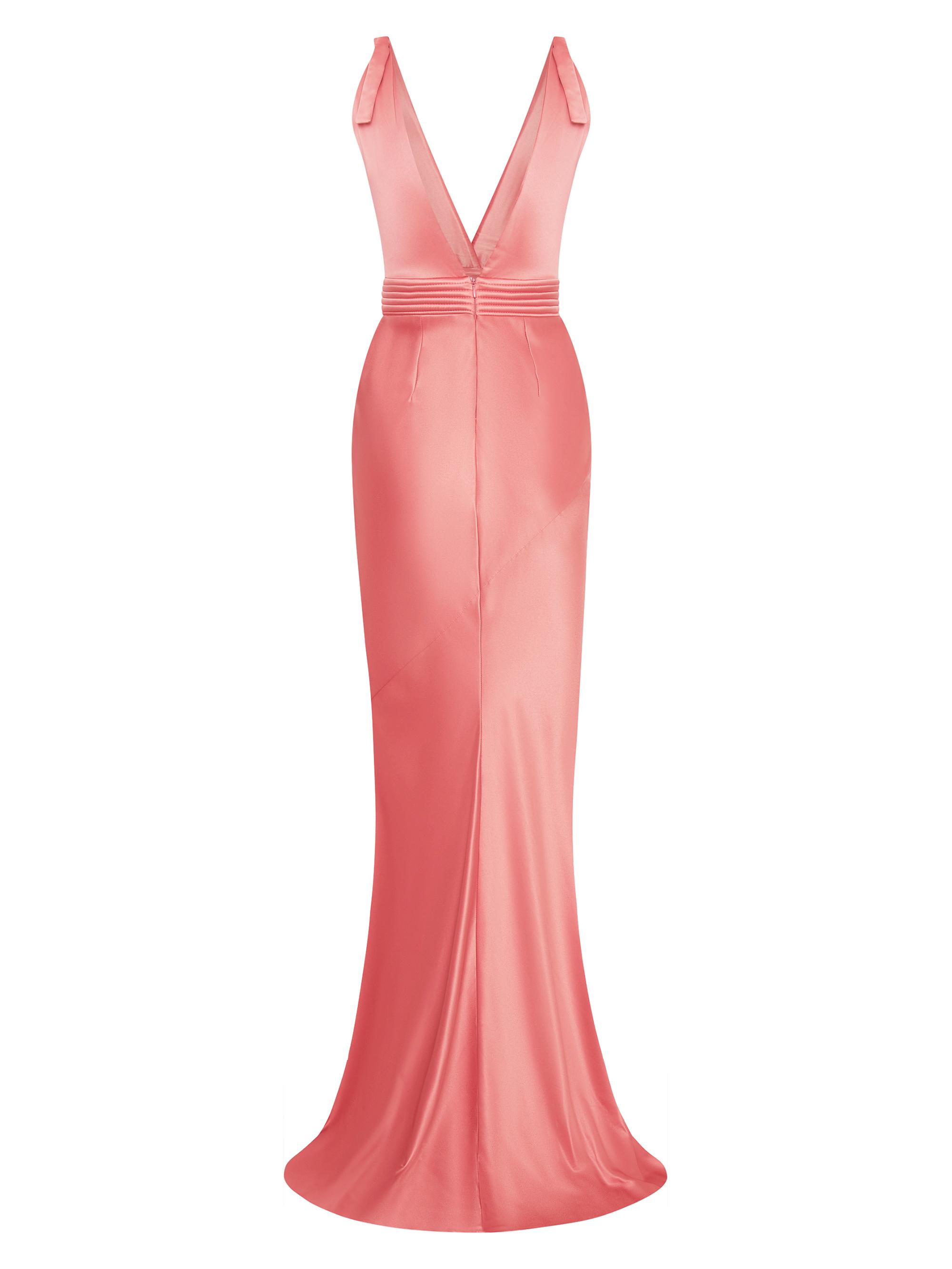 Signature Beloved Sleeveless Satin Gown