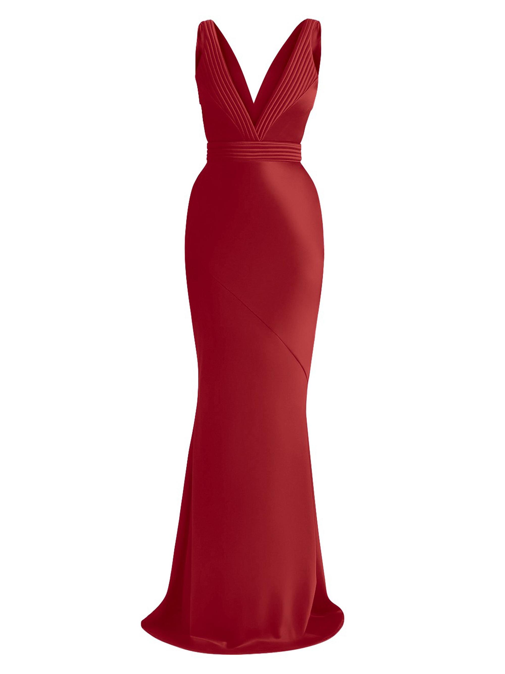 Zhivago Women's Signature Beloved Sleeveless Satin Gown - Fuchsia