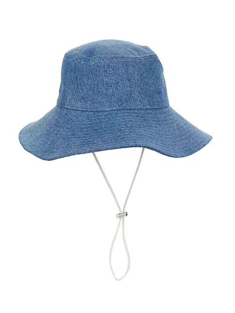 T Monogram Short Brim Bucket Hat: Women's Accessories