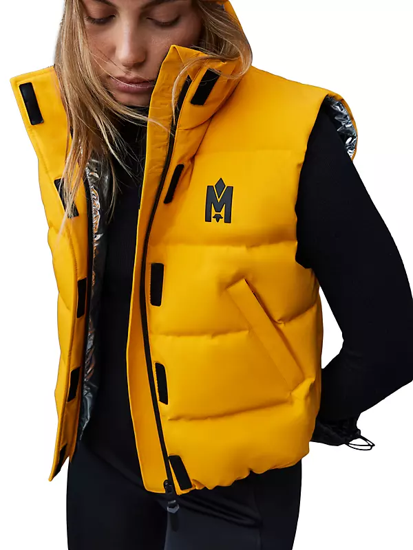 Men - Orange Water-Repellent Puffer Vest - Size: S - H&M