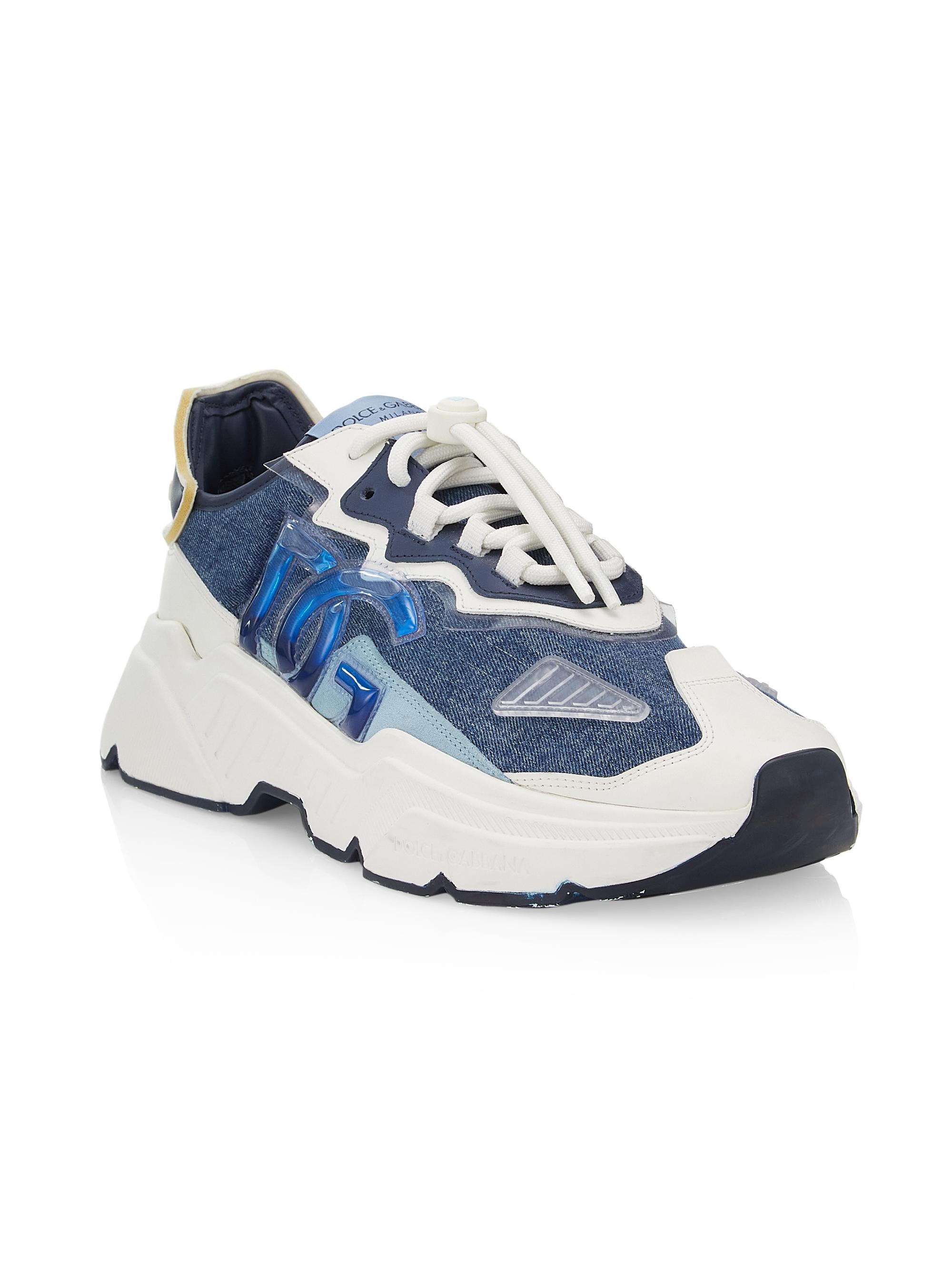 Dolce&Gabbana Daymaster Denim Sneakers | Saks Fifth Avenue