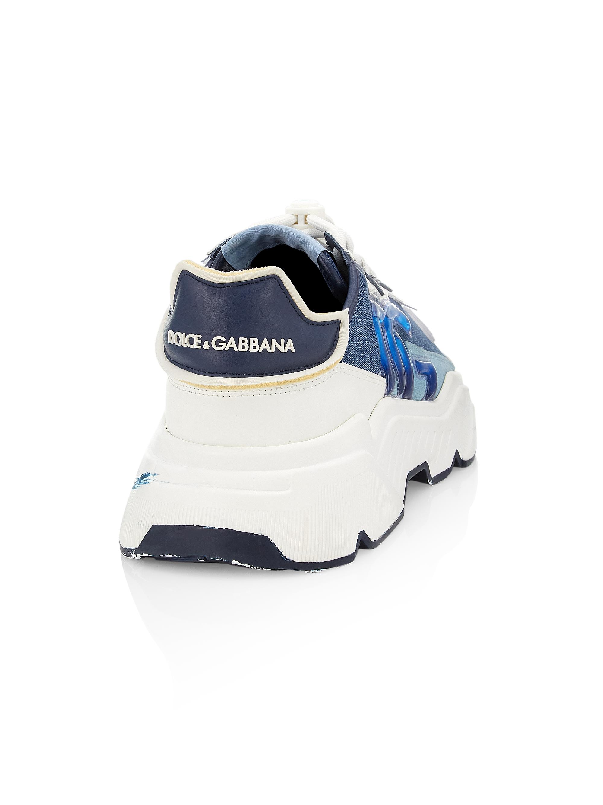 Dolce&Gabbana Daymaster Denim Sneakers | Saks Fifth Avenue