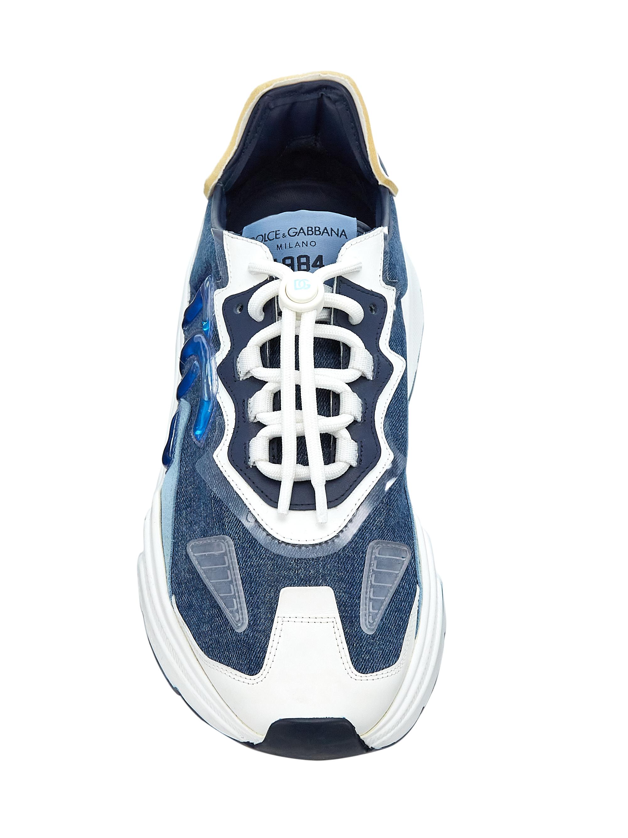 Dolce&Gabbana Daymaster Denim Sneakers | Saks Fifth Avenue
