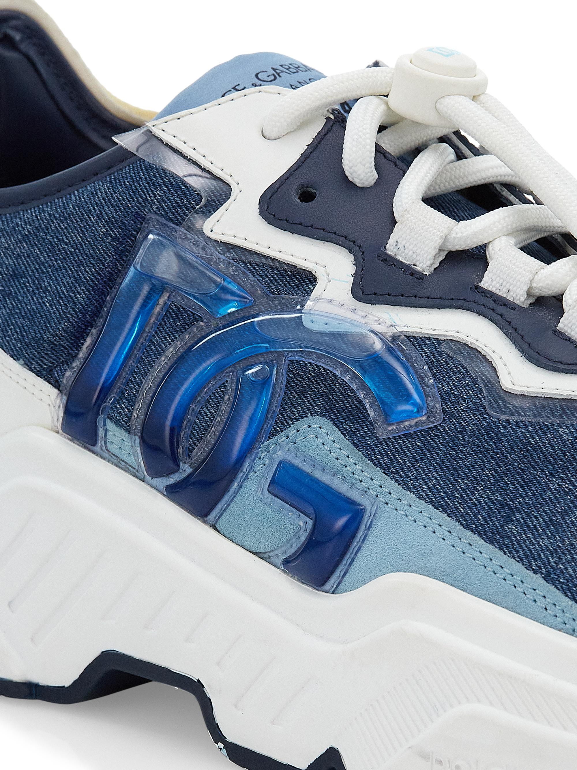 Dolce&Gabbana Daymaster Denim Sneakers | Saks Fifth Avenue