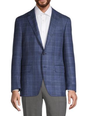 Canali Kei wool-blend blazer - Grey