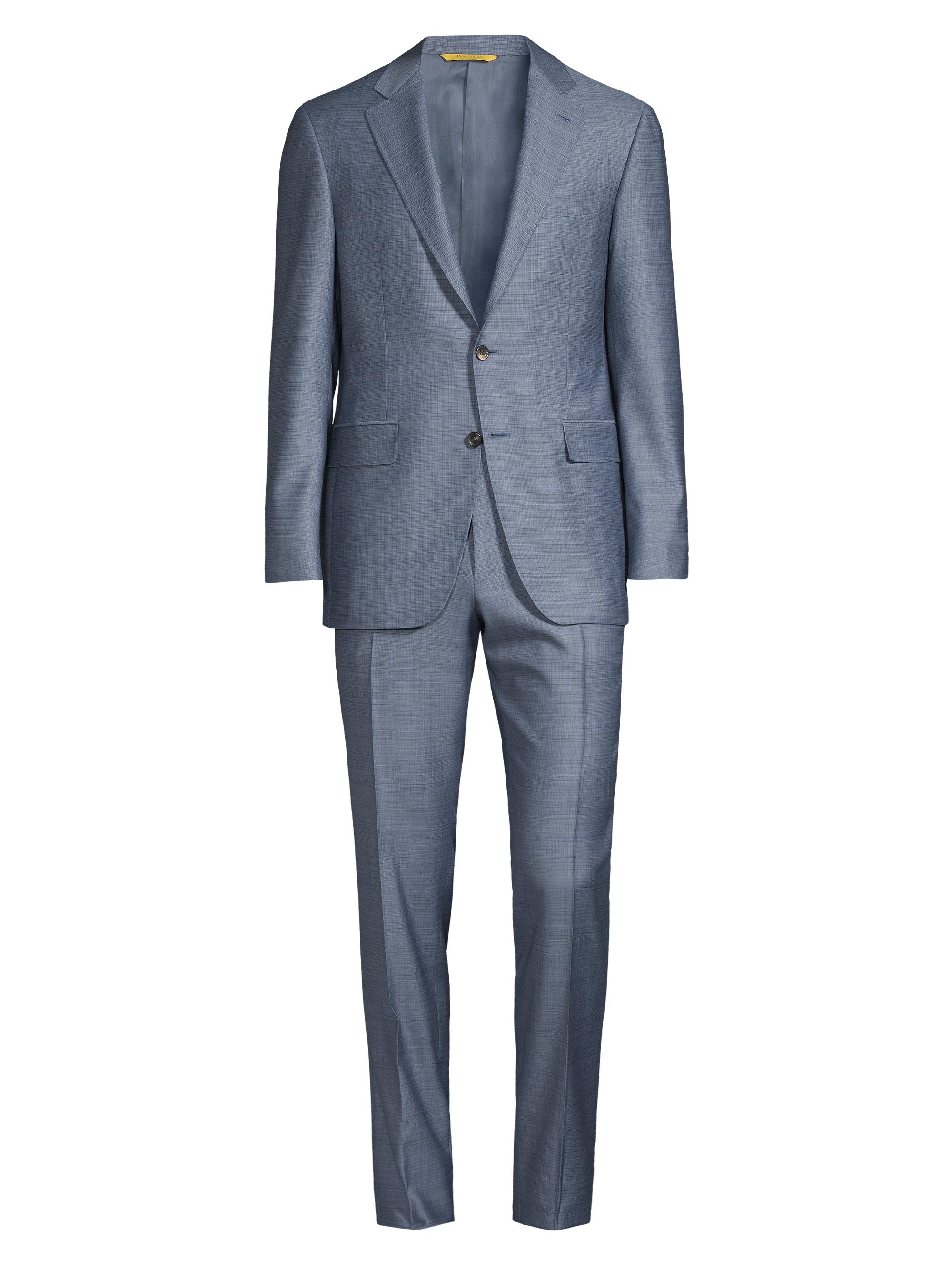 Canali Men's Kei Wool Two-Piece Suit - Blue