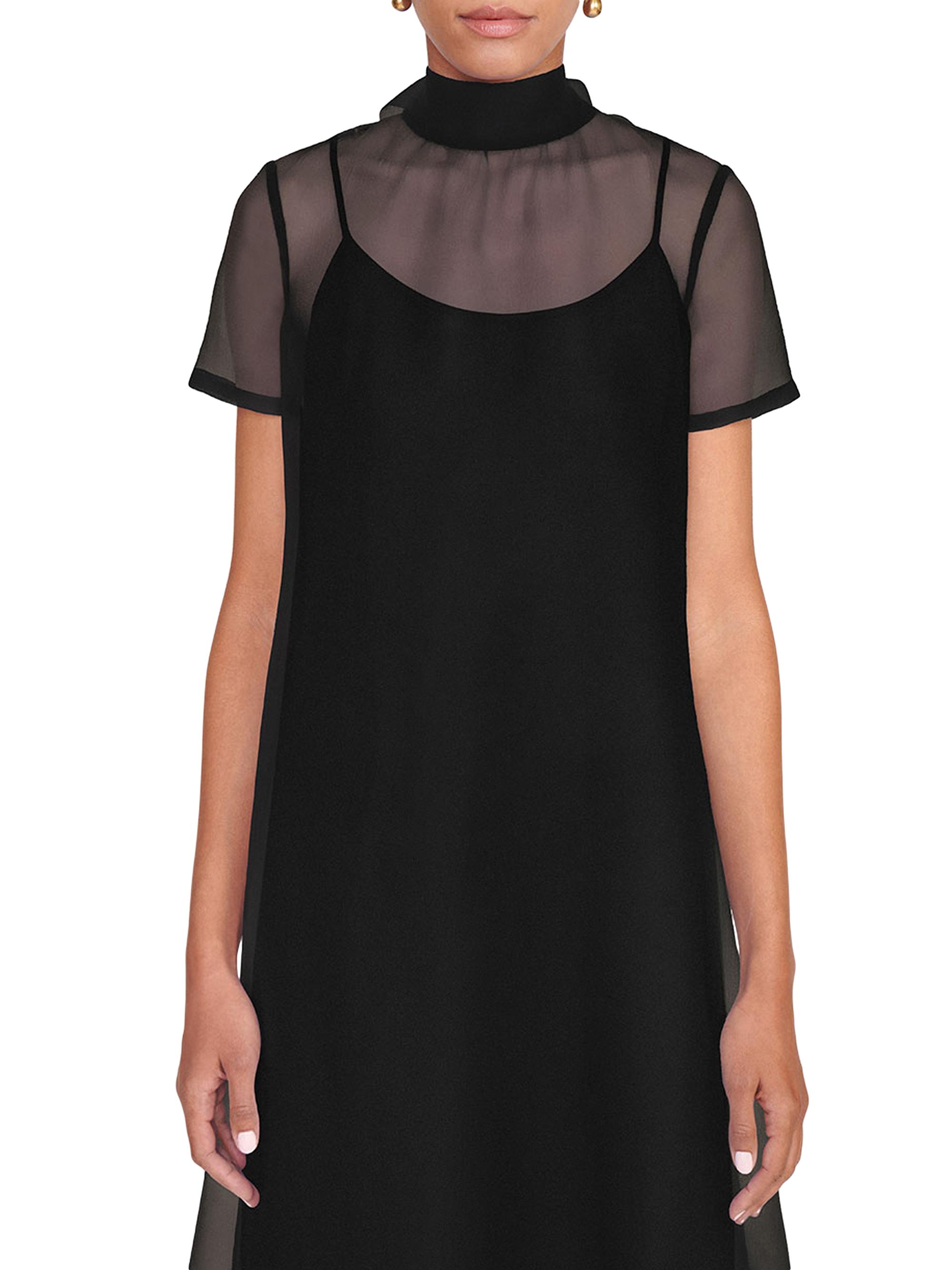 STAUD, Calluna Dress in Black, Size Small