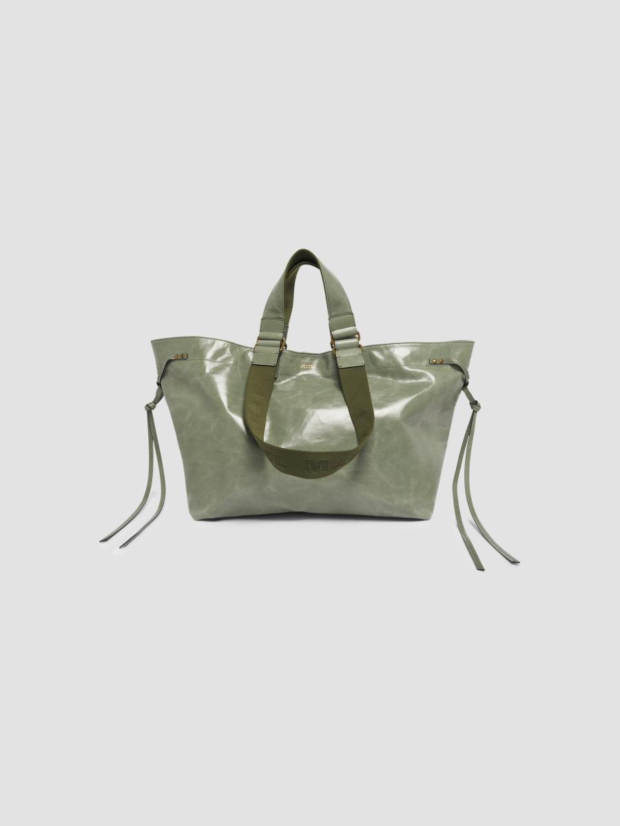 Isabel Marant Women's Wardy Leather Tote In Sage