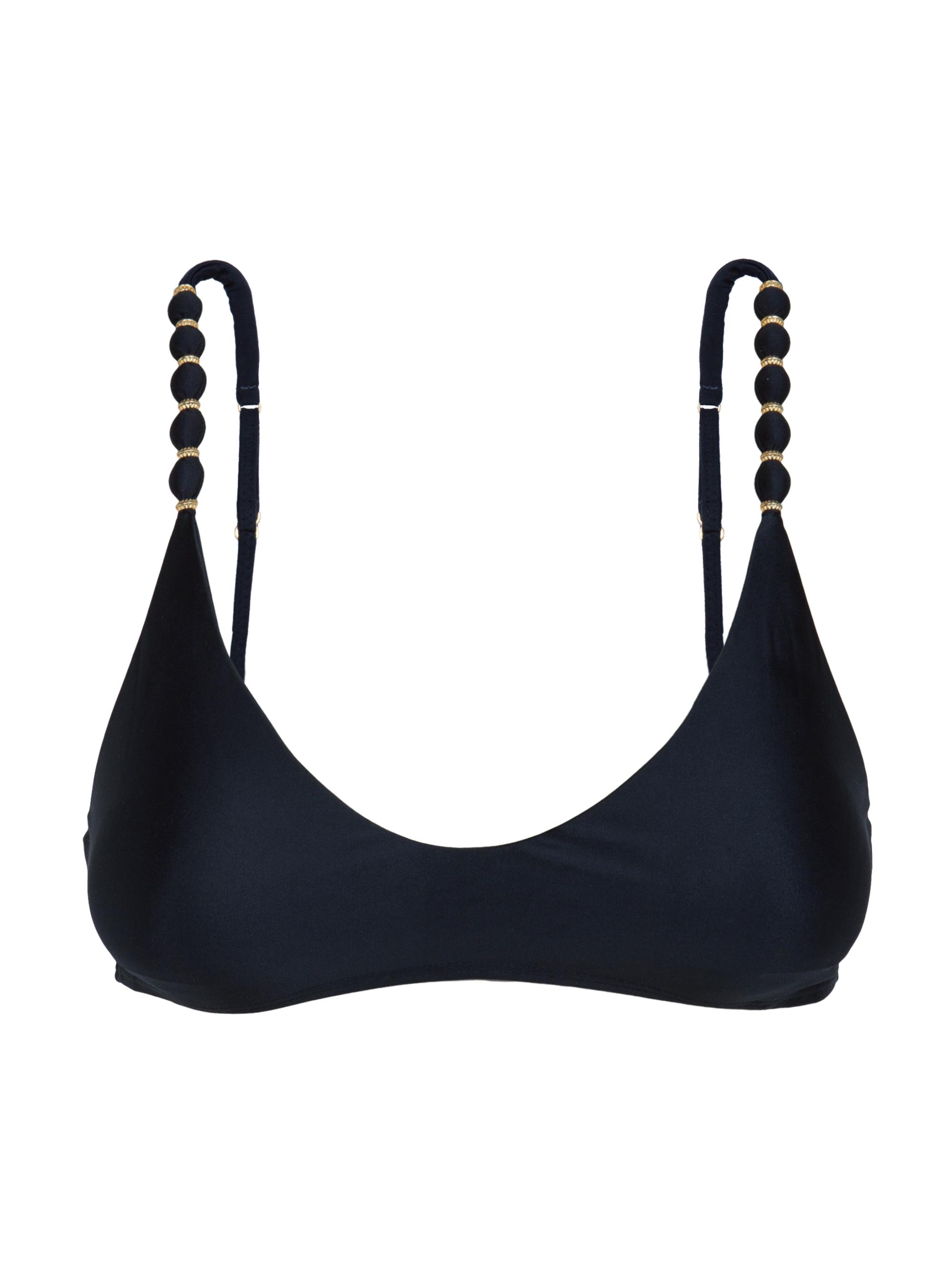 ViX by Paula Hermanny Women's Li Beaded Bikini Top - Black